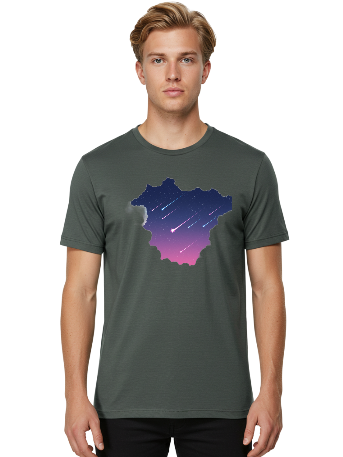 Vietnam-Meteor-Shower Men'S Graphic Tee, 100% Cotton, Comfortable Casual Summer Wear, Machine Washable, Vintage Camera, Old Camera, Antique Camera, Black Camera, Classic Photography, Photography Equipment, Nostalgic Device, Film Camera, Baj838