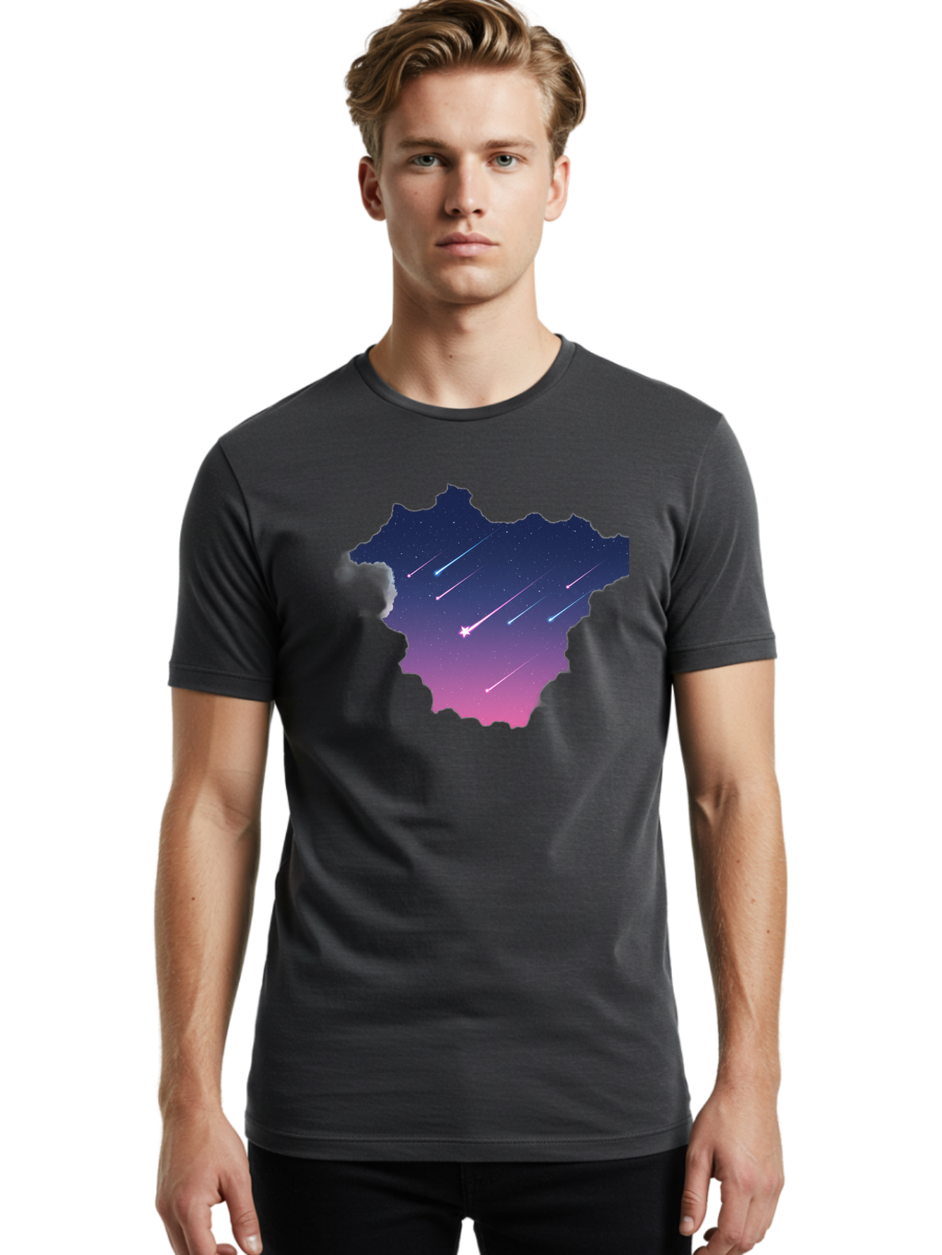 Vietnam-Meteor-Shower Men'S Graphic Tee, 100% Cotton, Comfortable Casual Summer Wear, Machine Washable, Vintage Camera, Old Camera, Antique Camera, Black Camera, Classic Photography, Photography Equipment, Nostalgic Device, Film Camera, Baj838