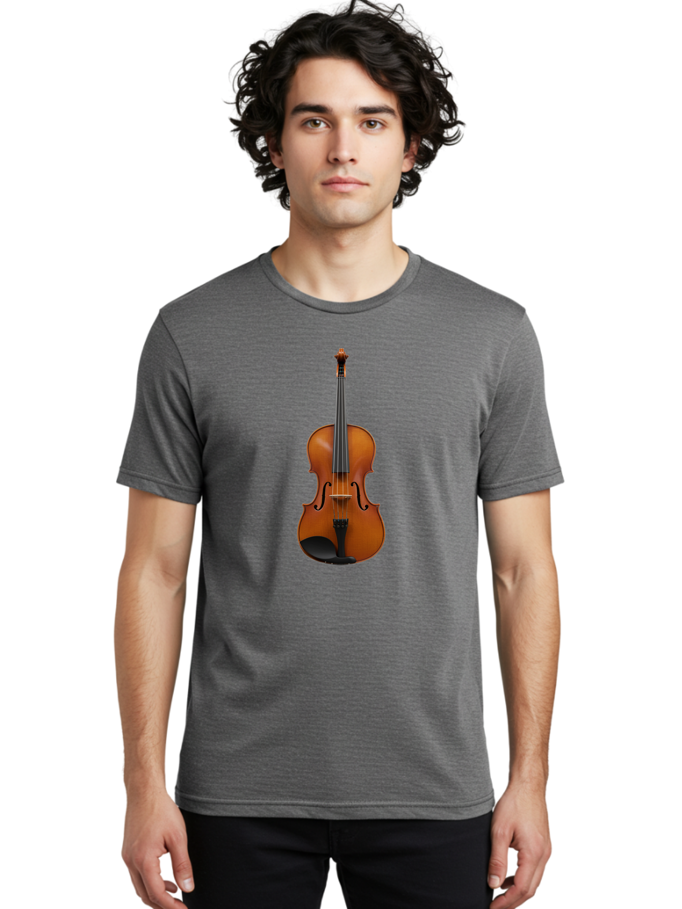 Violin-3 Men'S Graphic Tee, 100% Cotton, Comfortable Casual Summer Wear, Machine Washable, Vintage Camera, Old Camera, Antique Camera, Black Camera, Classic Photography, Photography Equipment, Nostalgic Device, Film Camera, Camera Art Baj841