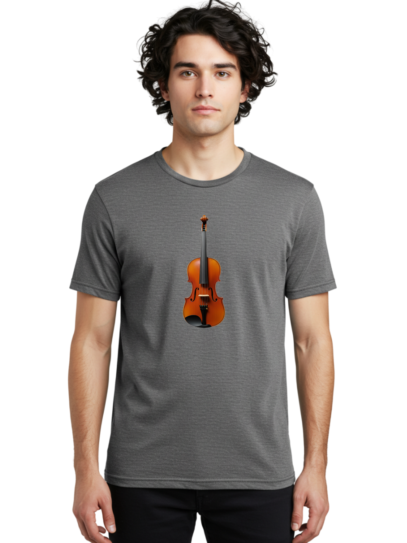 Violin-4 Men'S Graphic Tee, 100% Cotton, Comfortable Casual Summer Wear, Machine Washable, Vintage Camera, Old Camera, Antique Camera, Black Camera, Classic Photography, Photography Equipment, Nostalgic Device, Film Camera, Camera Art Baj842