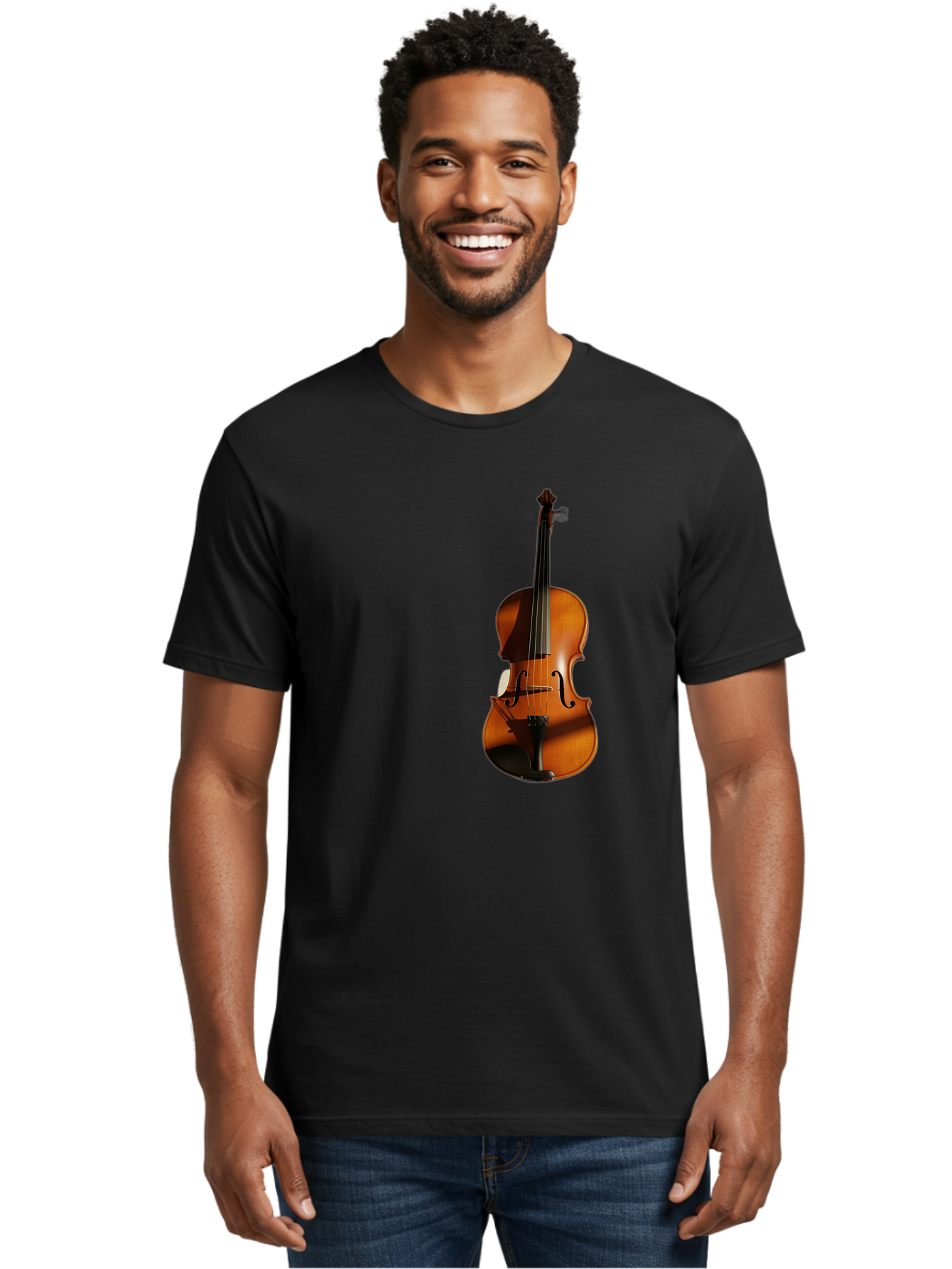 Violin-7 Men'S Graphic Tee, 100% Cotton, Comfortable Casual Summer Wear, Machine Washable, Vintage Camera, Old Camera, Antique Camera, Black Camera, Classic Photography, Photography Equipment, Nostalgic Device, Film Camera, Camera Art Baj845