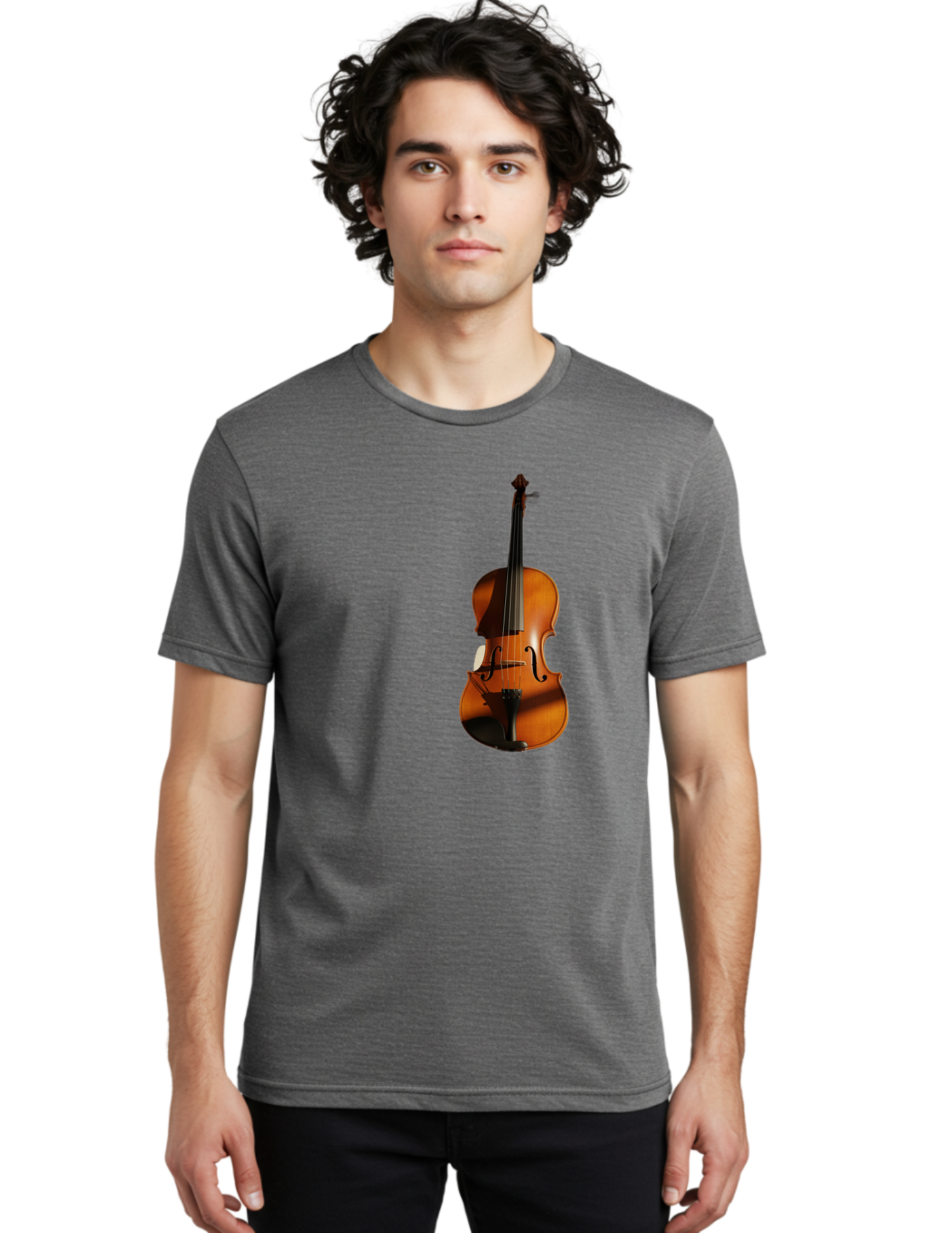 Violin-7 Men'S Graphic Tee, 100% Cotton, Comfortable Casual Summer Wear, Machine Washable, Vintage Camera, Old Camera, Antique Camera, Black Camera, Classic Photography, Photography Equipment, Nostalgic Device, Film Camera, Camera Art Baj845