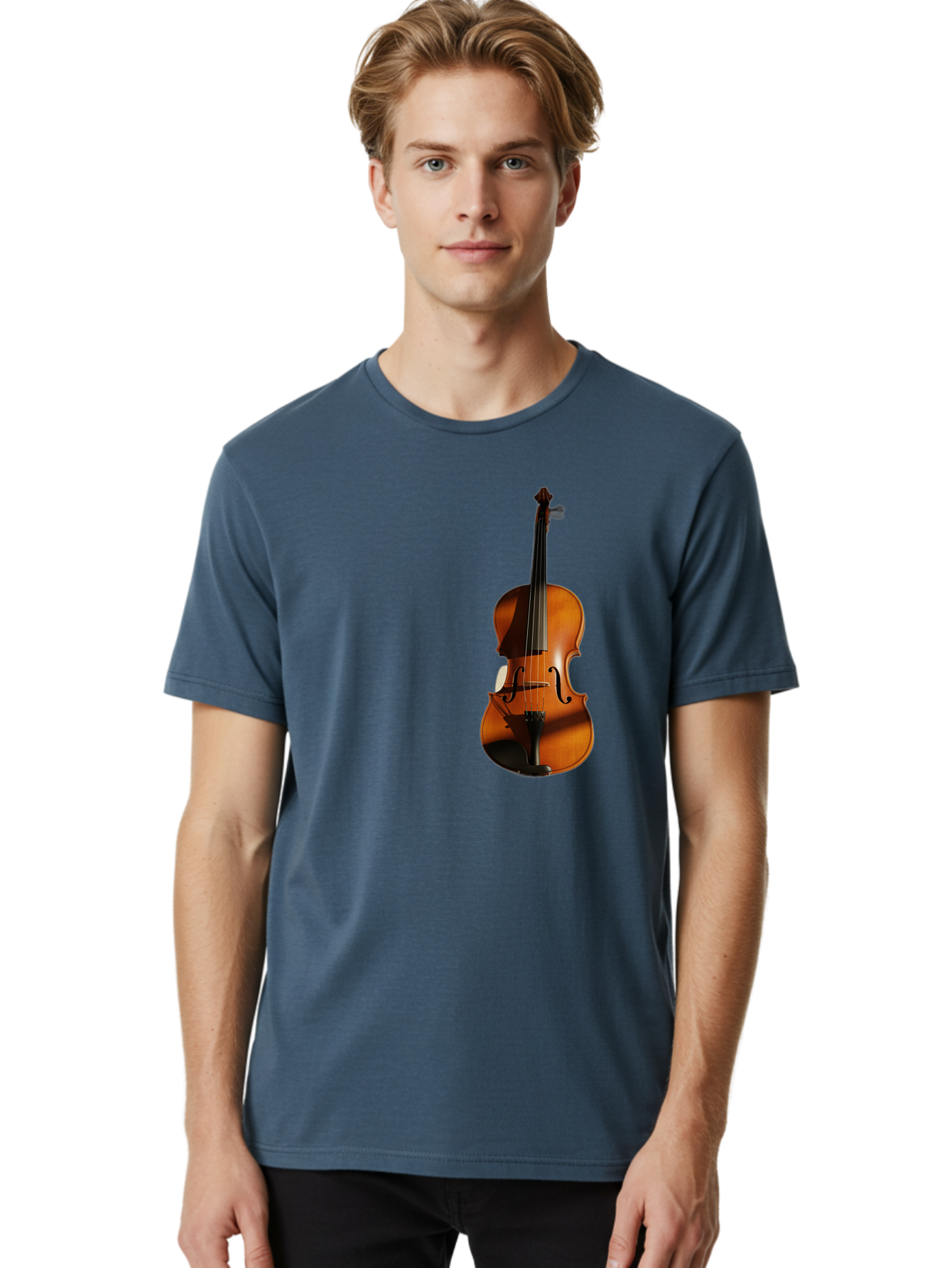 Violin-7 Men'S Graphic Tee, 100% Cotton, Comfortable Casual Summer Wear, Machine Washable, Vintage Camera, Old Camera, Antique Camera, Black Camera, Classic Photography, Photography Equipment, Nostalgic Device, Film Camera, Camera Art Baj845