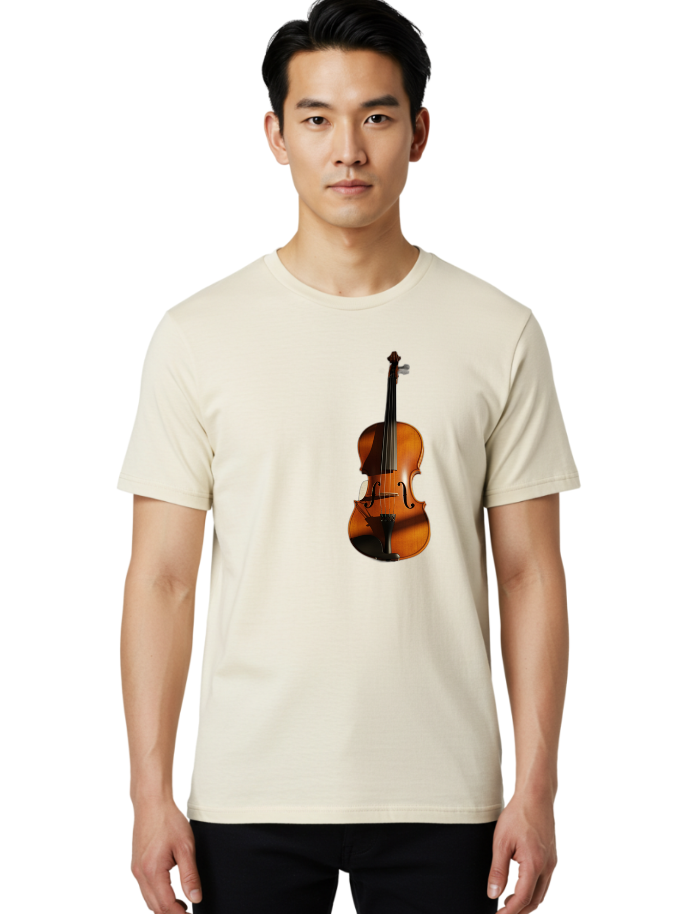 Violin-7 Men'S Graphic Tee, 100% Cotton, Comfortable Casual Summer Wear, Machine Washable, Vintage Camera, Old Camera, Antique Camera, Black Camera, Classic Photography, Photography Equipment, Nostalgic Device, Film Camera, Camera Art Baj845