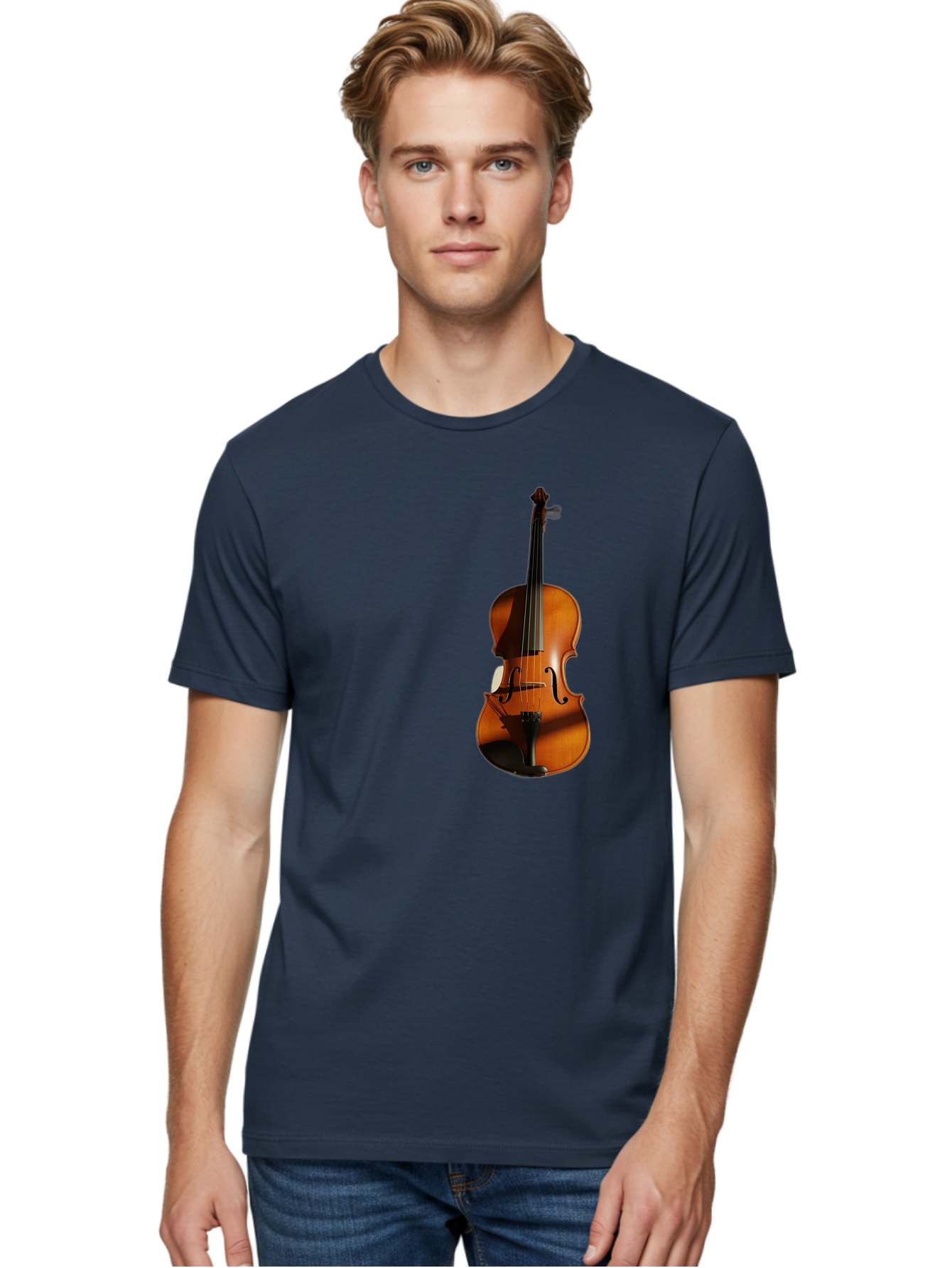 Violin-7 Men'S Graphic Tee, 100% Cotton, Comfortable Casual Summer Wear, Machine Washable, Vintage Camera, Old Camera, Antique Camera, Black Camera, Classic Photography, Photography Equipment, Nostalgic Device, Film Camera, Camera Art Baj845