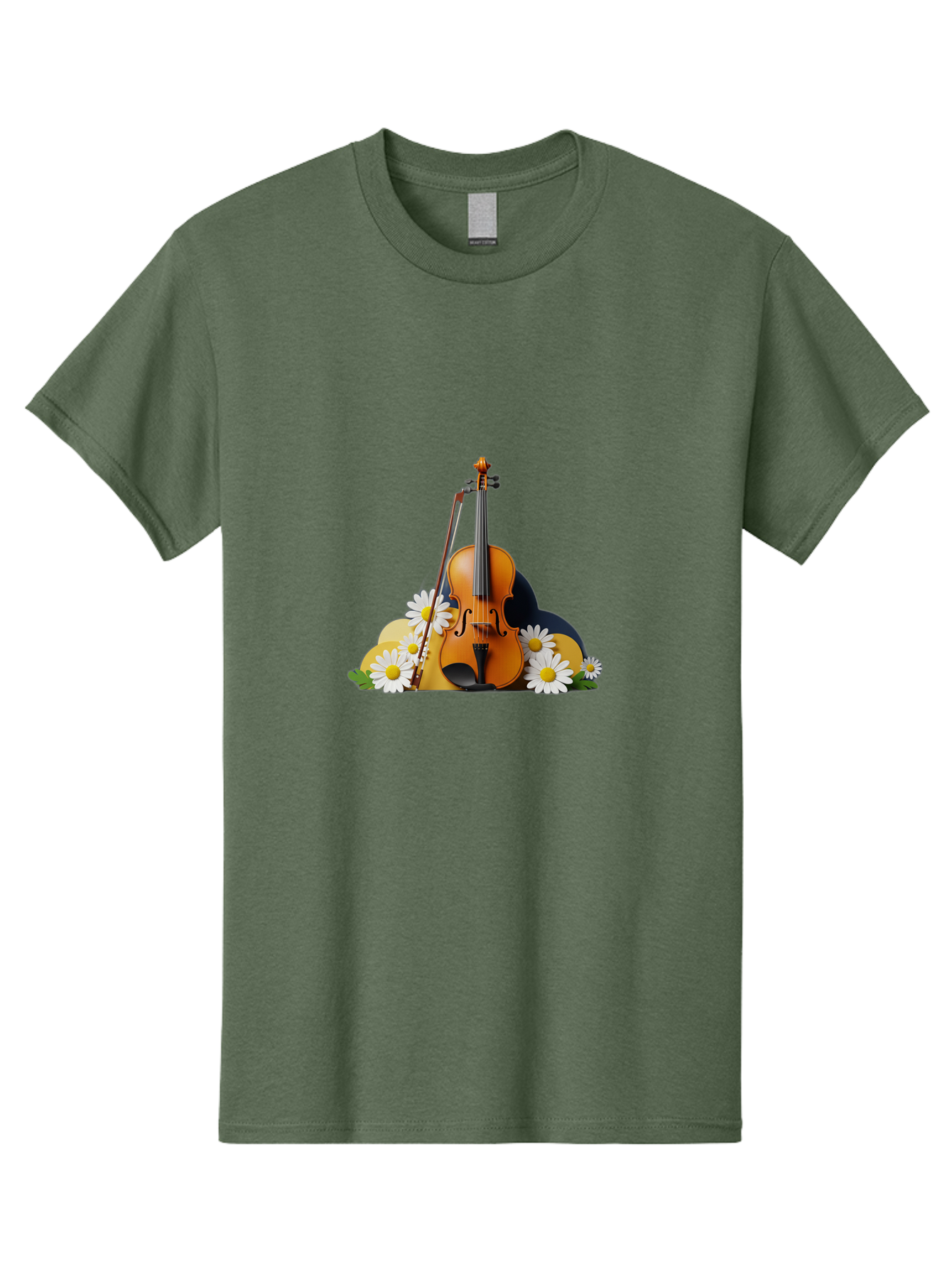 Violin-And-Flowers Men'S Graphic Tee, 100% Cotton, Comfortable Casual Summer Wear, Machine Washable, Vintage Camera, Old Camera, Antique Camera, Black Camera, Classic Photography, Photography Equipment, Nostalgic Device, Film Camera, Baj846