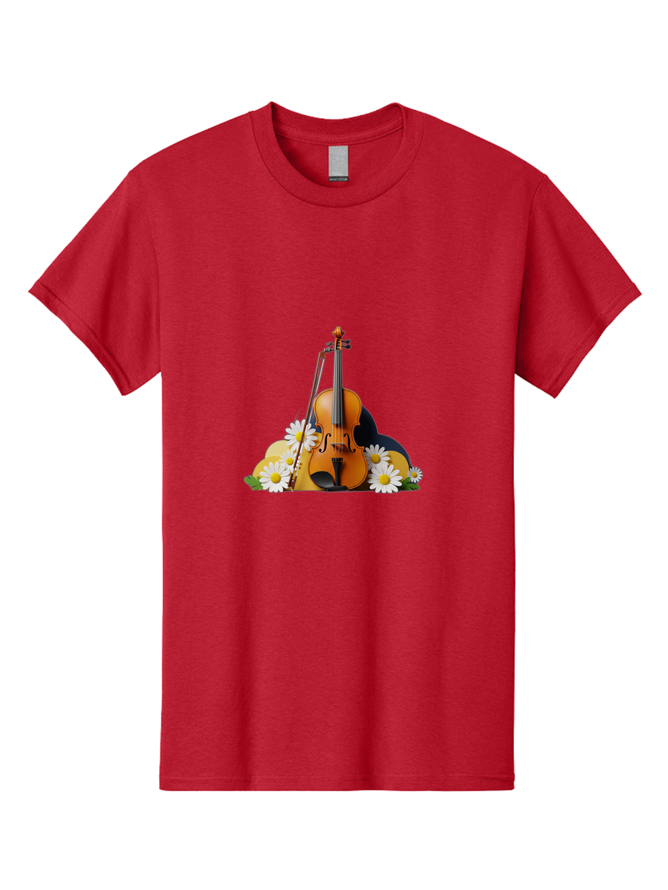 Violin-And-Flowers Men'S Graphic Tee, 100% Cotton, Comfortable Casual Summer Wear, Machine Washable, Vintage Camera, Old Camera, Antique Camera, Black Camera, Classic Photography, Photography Equipment, Nostalgic Device, Film Camera, Baj846
