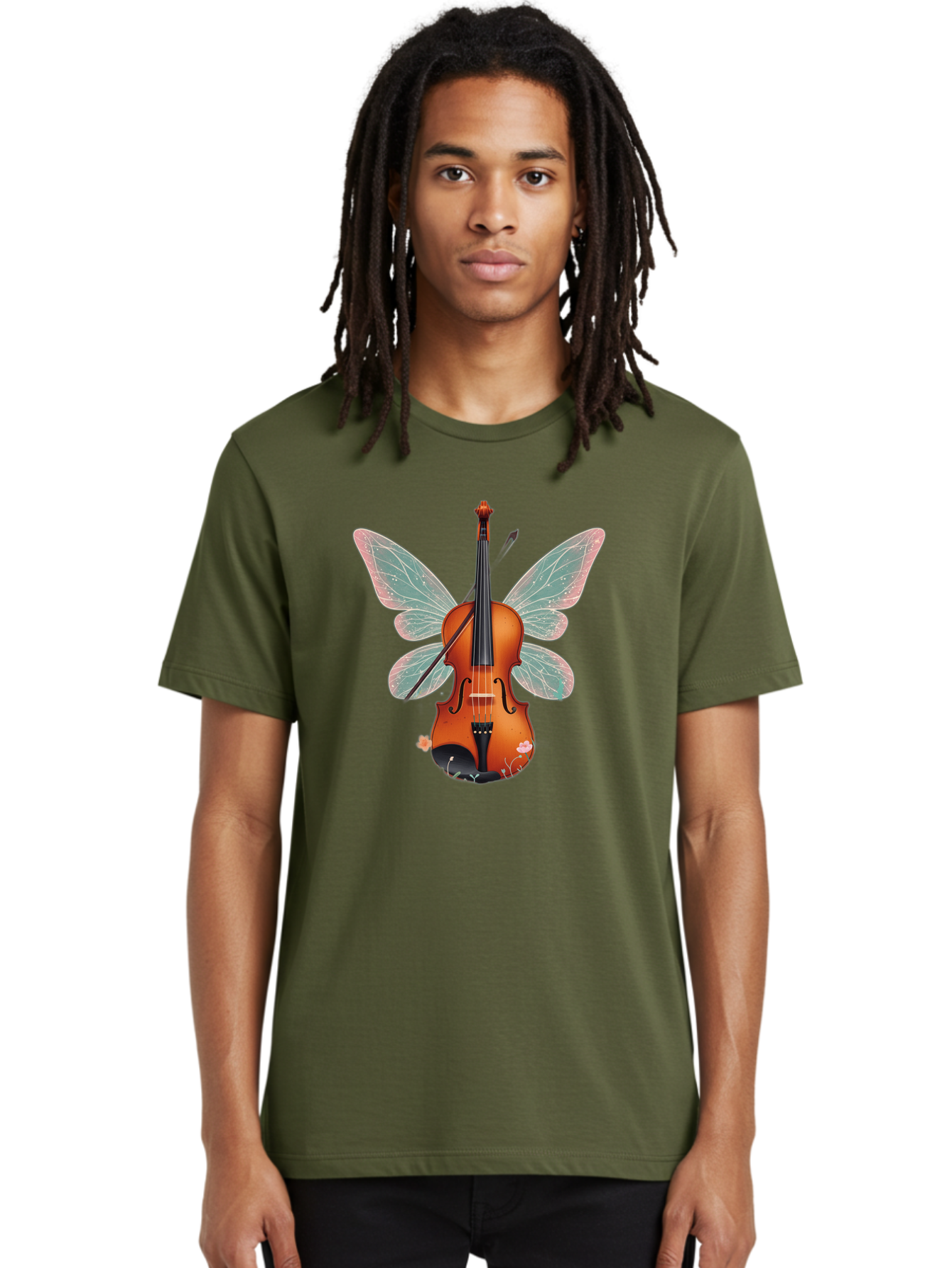 Violin-Butterfly Men'S Graphic Tee, 100% Cotton, Comfortable Casual Summer Wear, Machine Washable, Vintage Camera, Old Camera, Antique Camera, Black Camera, Classic Photography, Photography Equipment, Nostalgic Device, Film Camera, Camera Art Baj847
