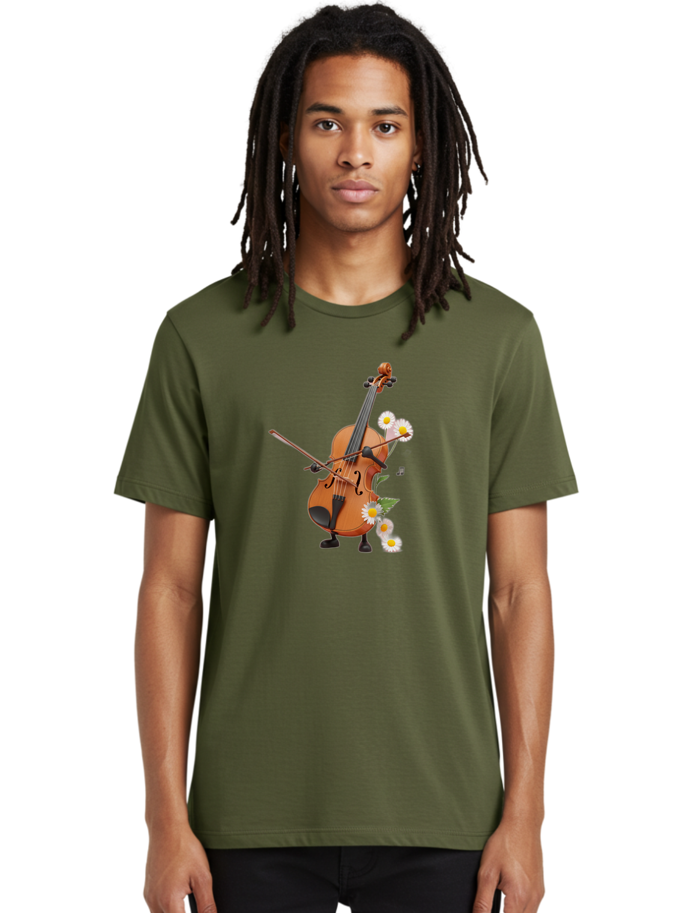 Violin-Character Men'S Graphic Tee, 100% Cotton, Comfortable Casual Summer Wear, Machine Washable, Vintage Camera, Old Camera, Antique Camera, Black Camera, Classic Photography, Photography Equipment, Nostalgic Device, Film Camera, Camera Art Baj848