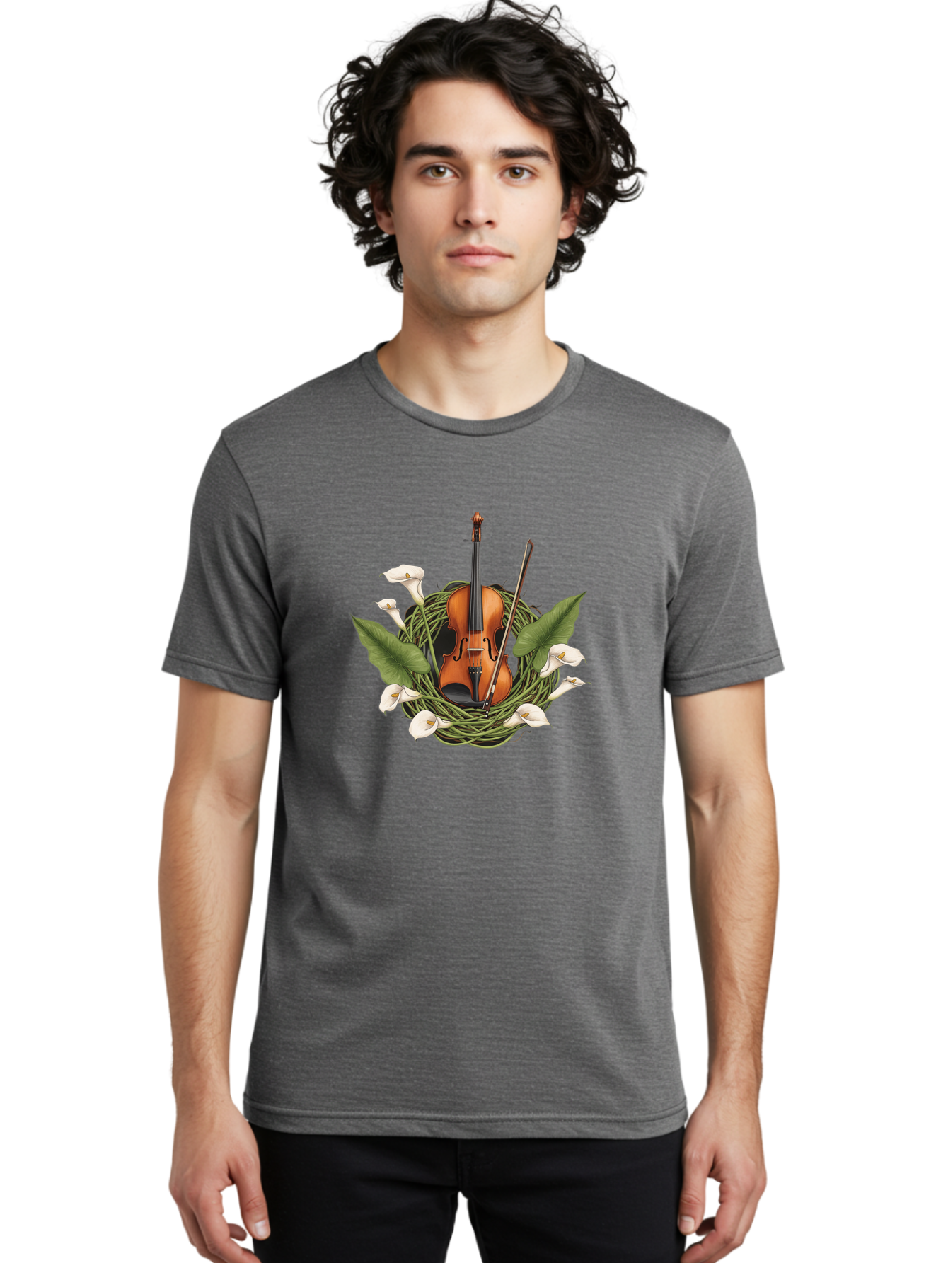 Violin-In-Nest-1 Men'S Graphic Tee, 100% Cotton, Comfortable Casual Summer Wear, Machine Washable, Vintage Camera, Old Camera, Antique Camera, Black Camera, Classic Photography, Photography Equipment, Nostalgic Device, Film Camera, Camera Art Baj849