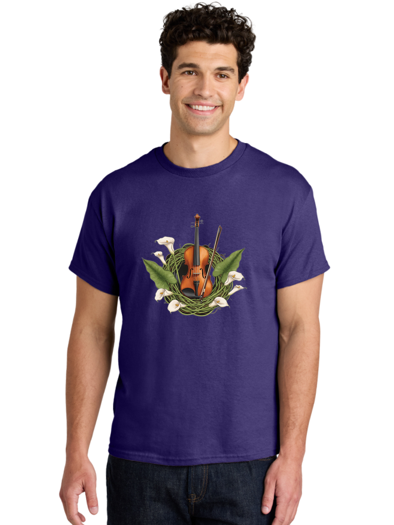 Violin-In-Nest-1 Men'S Graphic Tee, 100% Cotton, Comfortable Casual Summer Wear, Machine Washable, Vintage Camera, Old Camera, Antique Camera, Black Camera, Classic Photography, Photography Equipment, Nostalgic Device, Film Camera, Camera Art Baj849