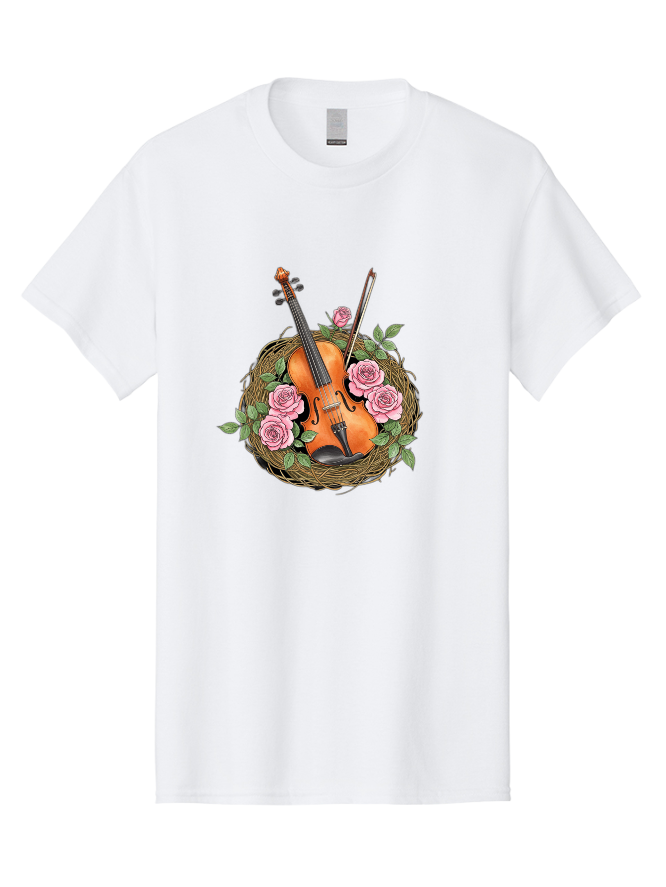 Violin-In-Nest Men'S Graphic Tee, 100% Cotton, Comfortable Casual Summer Wear, Machine Washable, Vintage Camera, Old Camera, Antique Camera, Black Camera, Classic Photography, Photography Equipment, Nostalgic Device, Film Camera, Camera Art Baj850