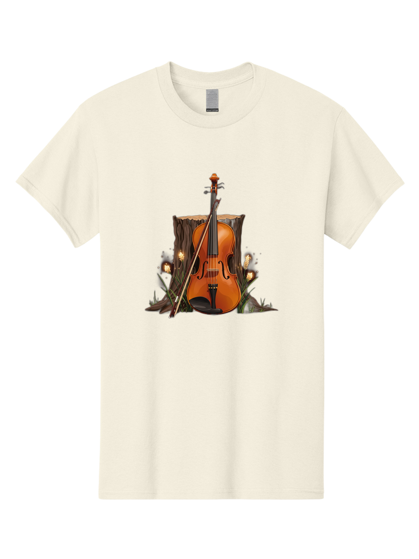 Violin-On-Tree-Stump Men'S Graphic Tee, 100% Cotton, Comfortable Casual Summer Wear, Machine Washable, Vintage Camera, Old Camera, Antique Camera, Black Camera, Classic Photography, Photography Equipment, Nostalgic Device, Film Camera, Baj856