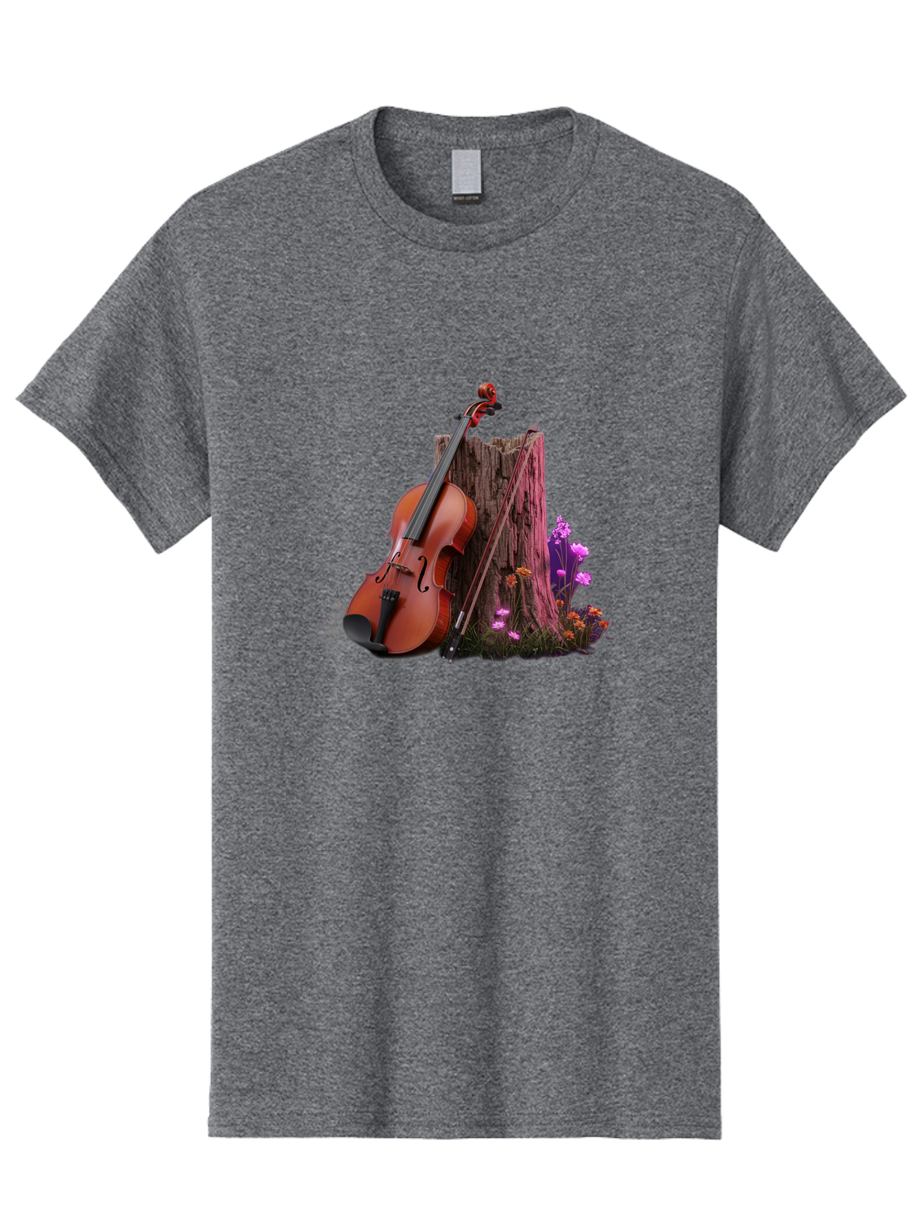 Violin-Tree-Stump Men'S Graphic Tee, 100% Cotton, Comfortable Casual Summer Wear, Machine Washable, Vintage Camera, Old Camera, Antique Camera, Black Camera, Classic Photography, Photography Equipment, Nostalgic Device, Film Camera, Camera Art Baj857