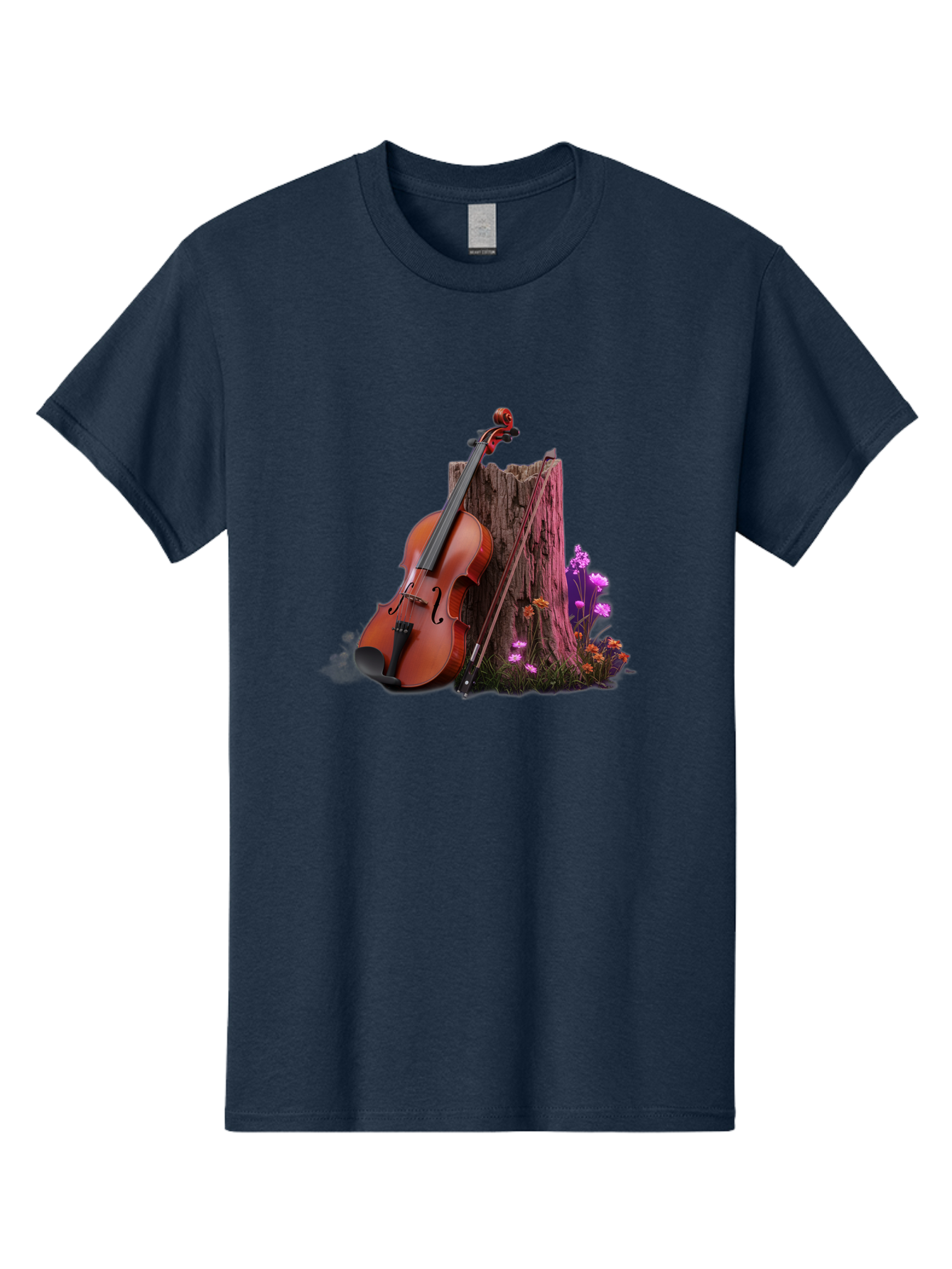 Violin-Tree-Stump Men'S Graphic Tee, 100% Cotton, Comfortable Casual Summer Wear, Machine Washable, Vintage Camera, Old Camera, Antique Camera, Black Camera, Classic Photography, Photography Equipment, Nostalgic Device, Film Camera, Camera Art Baj857