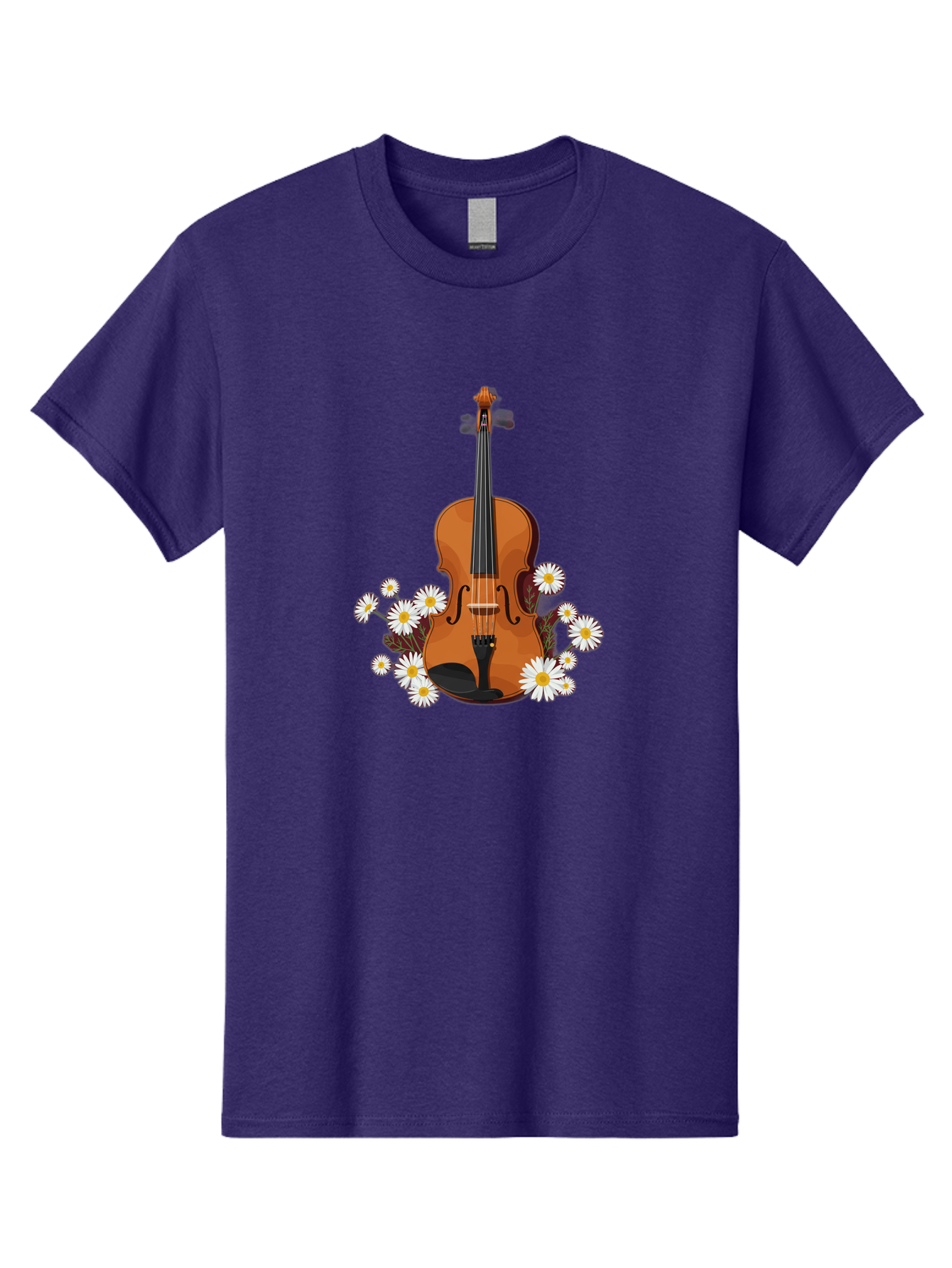 Violin-With-Daisies Men'S Graphic Tee, 100% Cotton, Comfortable Casual Summer Wear, Machine Washable, Vintage Camera, Old Camera, Antique Camera, Black Camera, Classic Photography, Photography Equipment, Nostalgic Device, Film Camera, Baj860