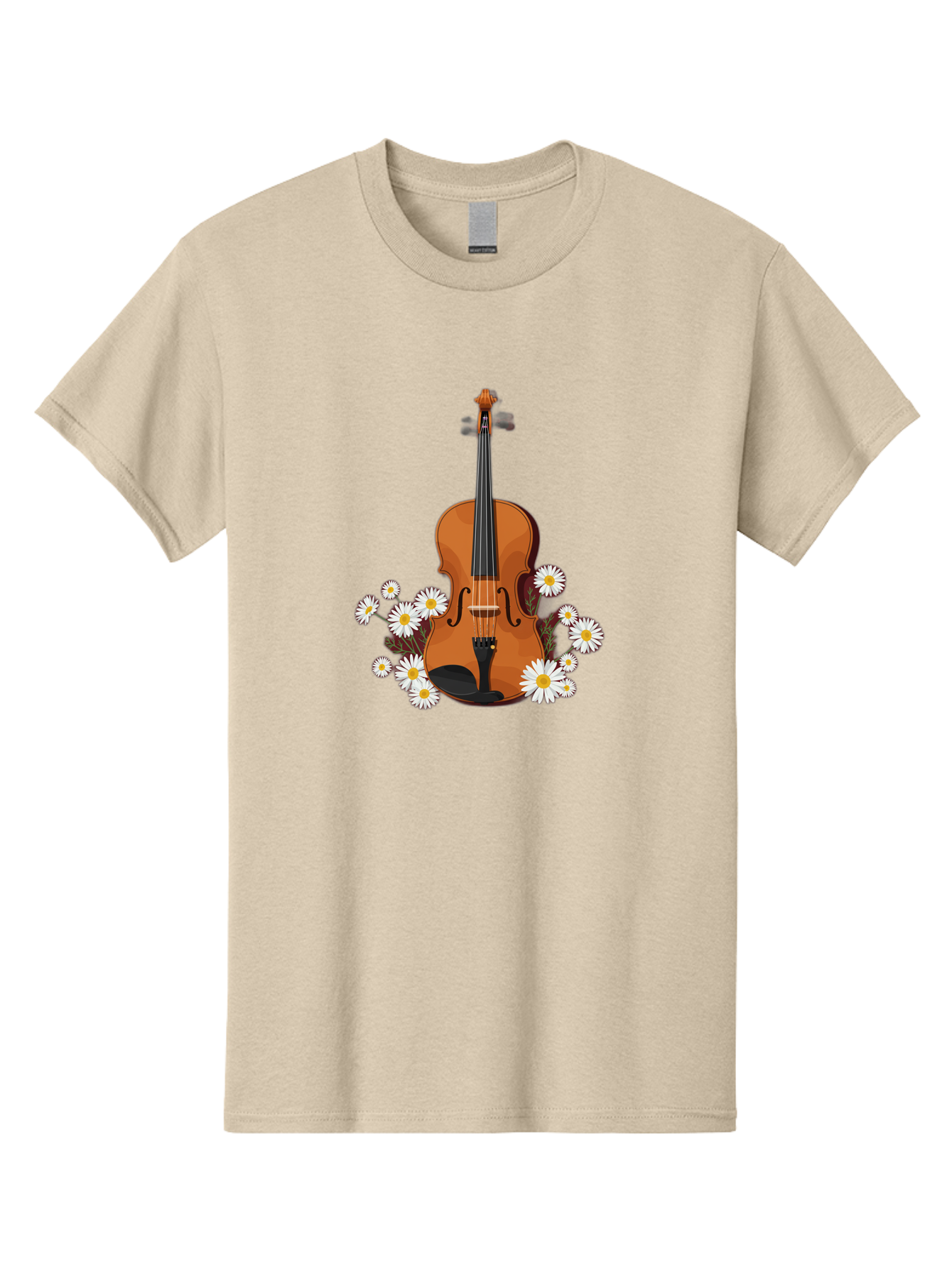 Violin-With-Daisies Men'S Graphic Tee, 100% Cotton, Comfortable Casual Summer Wear, Machine Washable, Vintage Camera, Old Camera, Antique Camera, Black Camera, Classic Photography, Photography Equipment, Nostalgic Device, Film Camera, Baj860