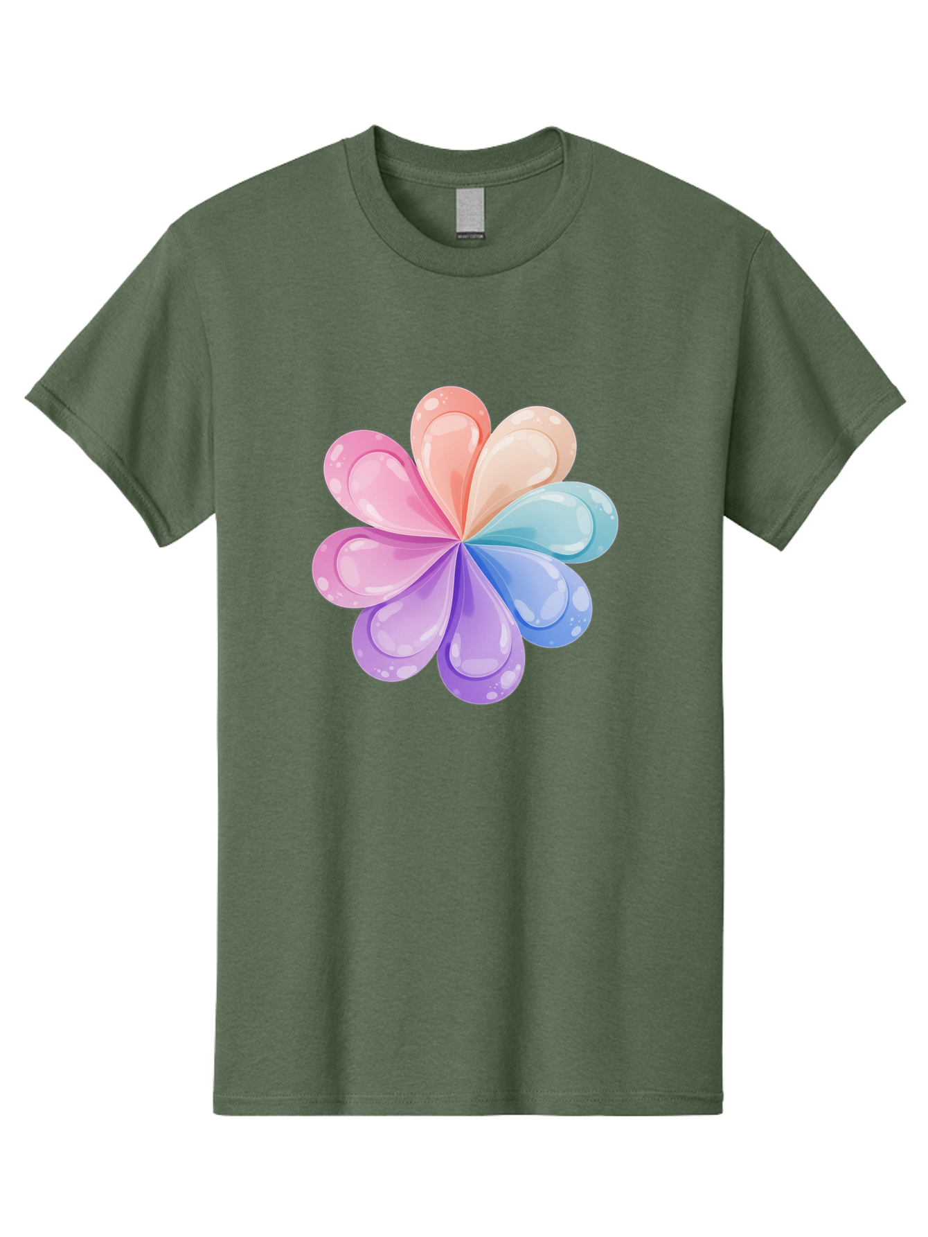 Water-Droplet-Flower Men'S Graphic Tee, 100% Cotton, Comfortable Casual Summer Wear, Machine Washable, Vintage Camera, Old Camera, Antique Camera, Black Camera, Classic Photography, Photography Equipment, Nostalgic Device, Film Camera, Baj867