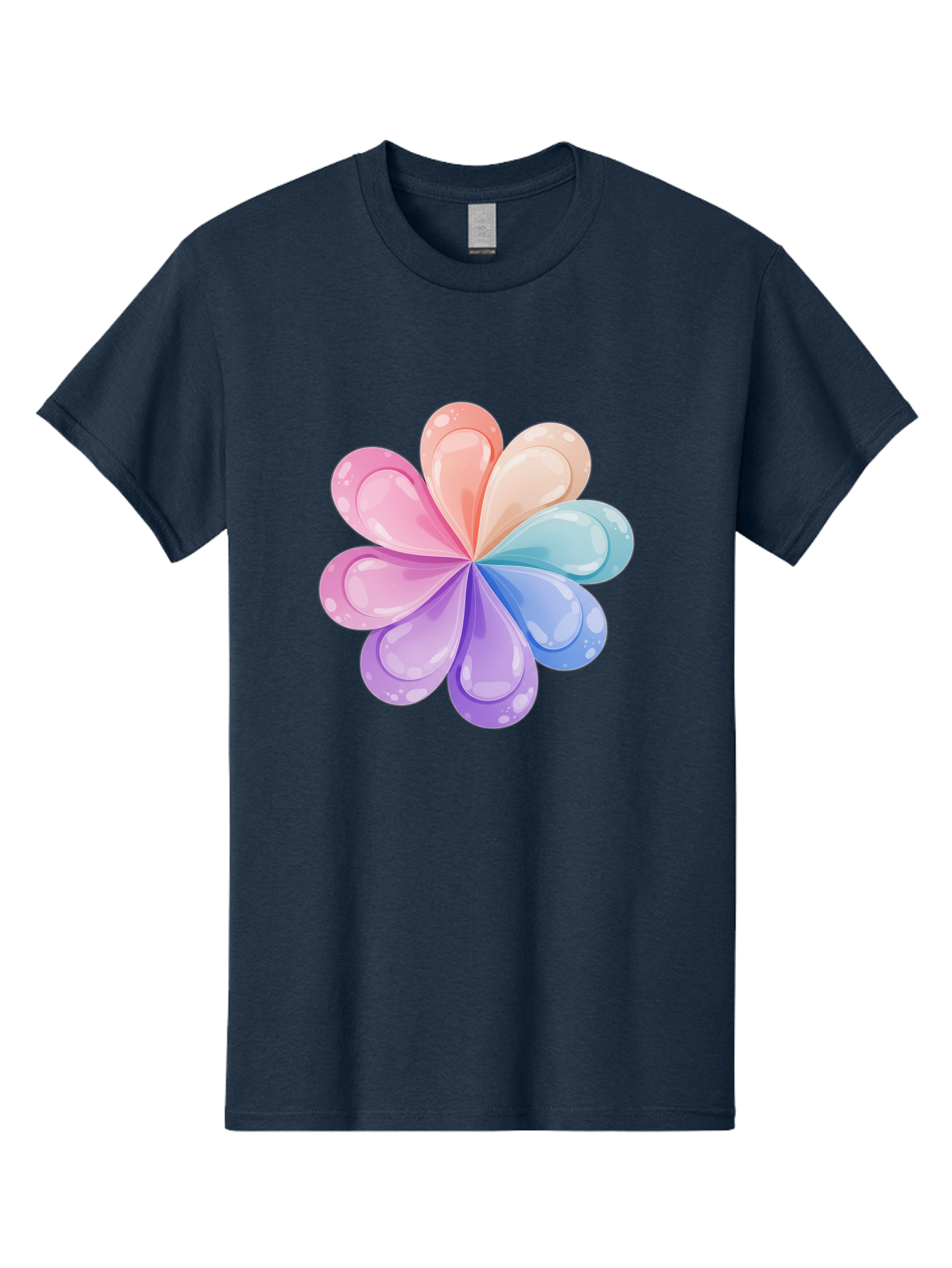 Water-Droplet-Flower Men'S Graphic Tee, 100% Cotton, Comfortable Casual Summer Wear, Machine Washable, Vintage Camera, Old Camera, Antique Camera, Black Camera, Classic Photography, Photography Equipment, Nostalgic Device, Film Camera, Baj867