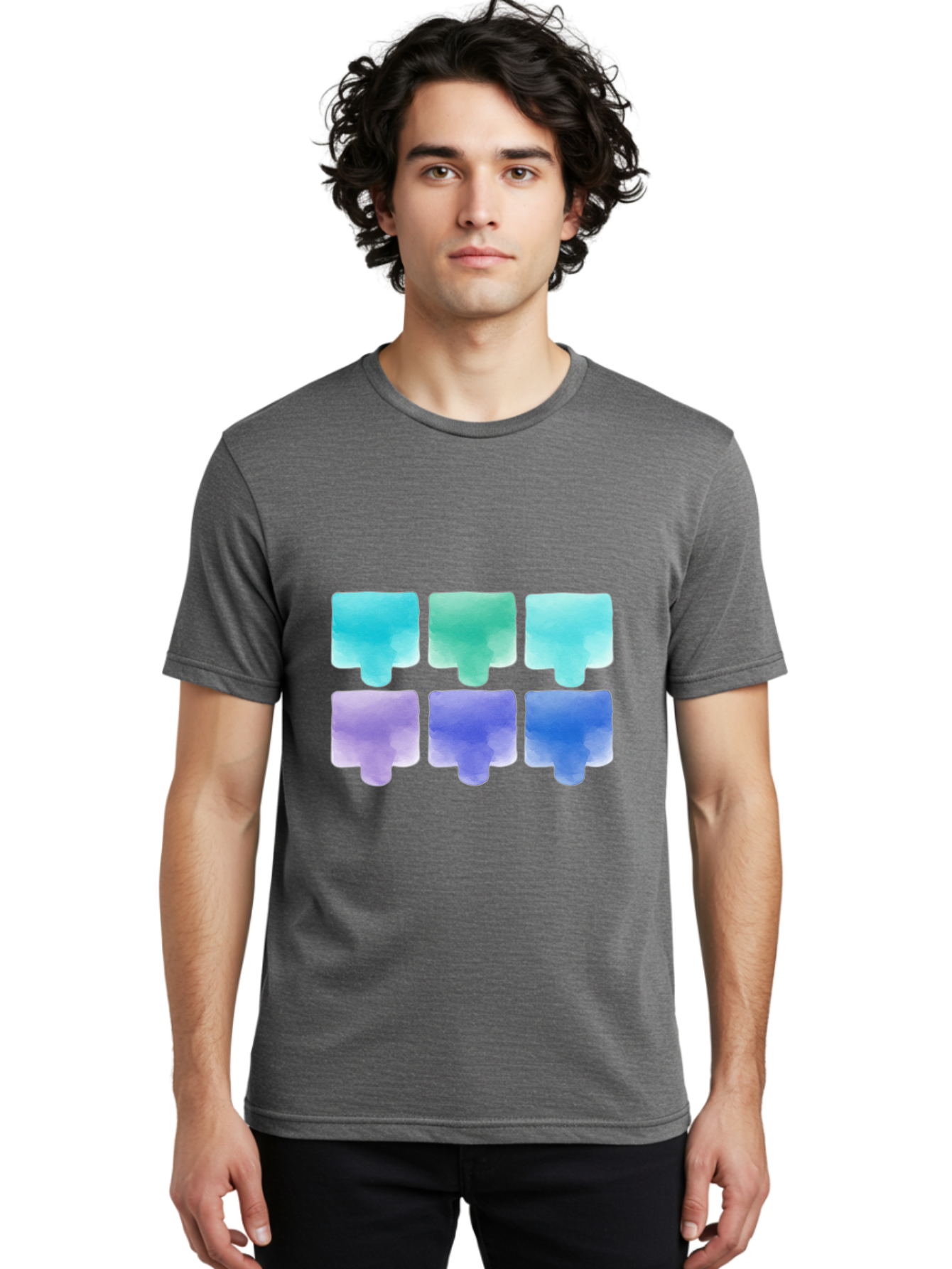 Watercolor-Popsicles Men'S Graphic Tee, 100% Cotton, Comfortable Casual Summer Wear, Machine Washable, Vintage Camera, Old Camera, Antique Camera, Black Camera, Classic Photography, Photography Equipment, Nostalgic Device, Film Camera, Baj868