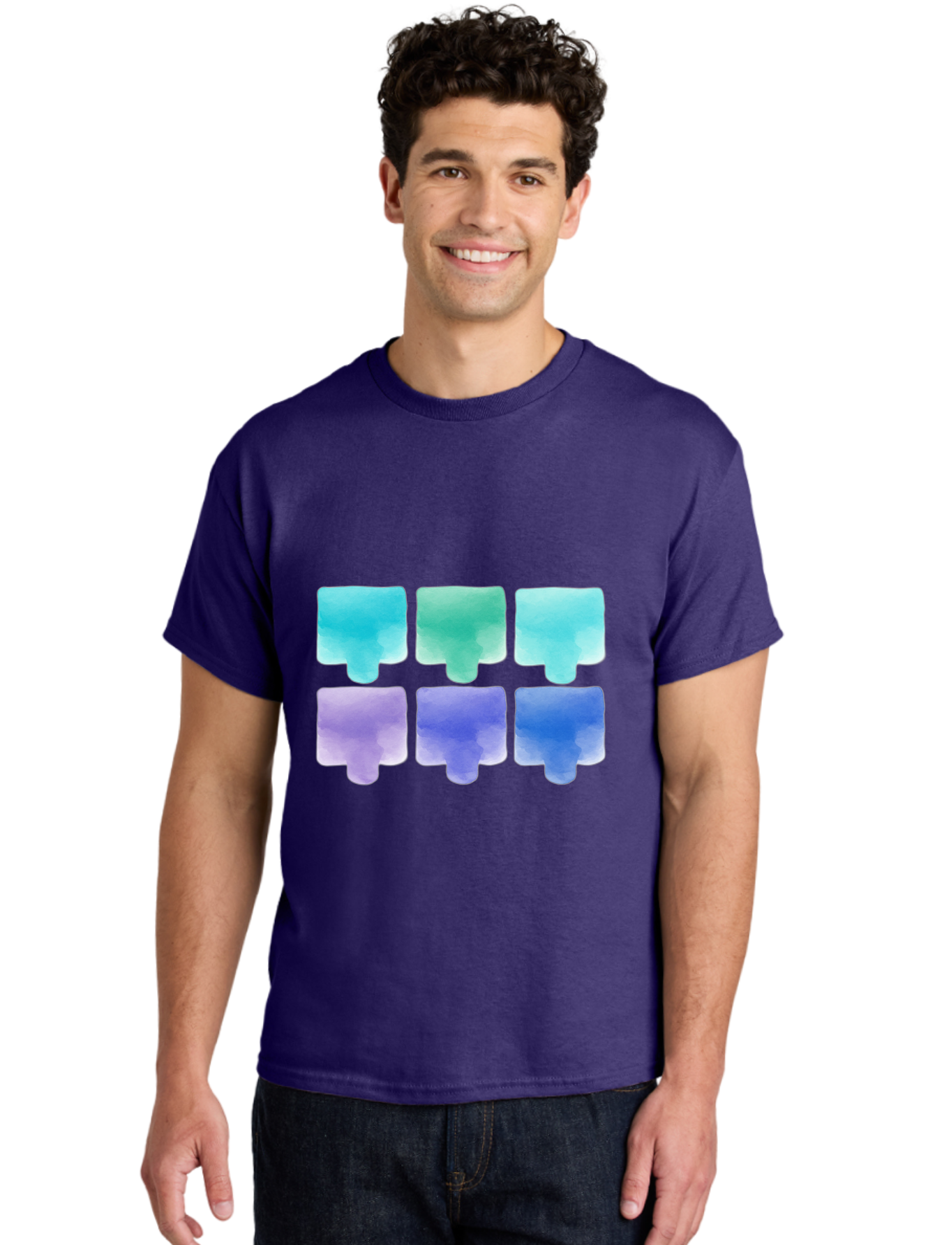 Watercolor-Popsicles Men'S Graphic Tee, 100% Cotton, Comfortable Casual Summer Wear, Machine Washable, Vintage Camera, Old Camera, Antique Camera, Black Camera, Classic Photography, Photography Equipment, Nostalgic Device, Film Camera, Baj868