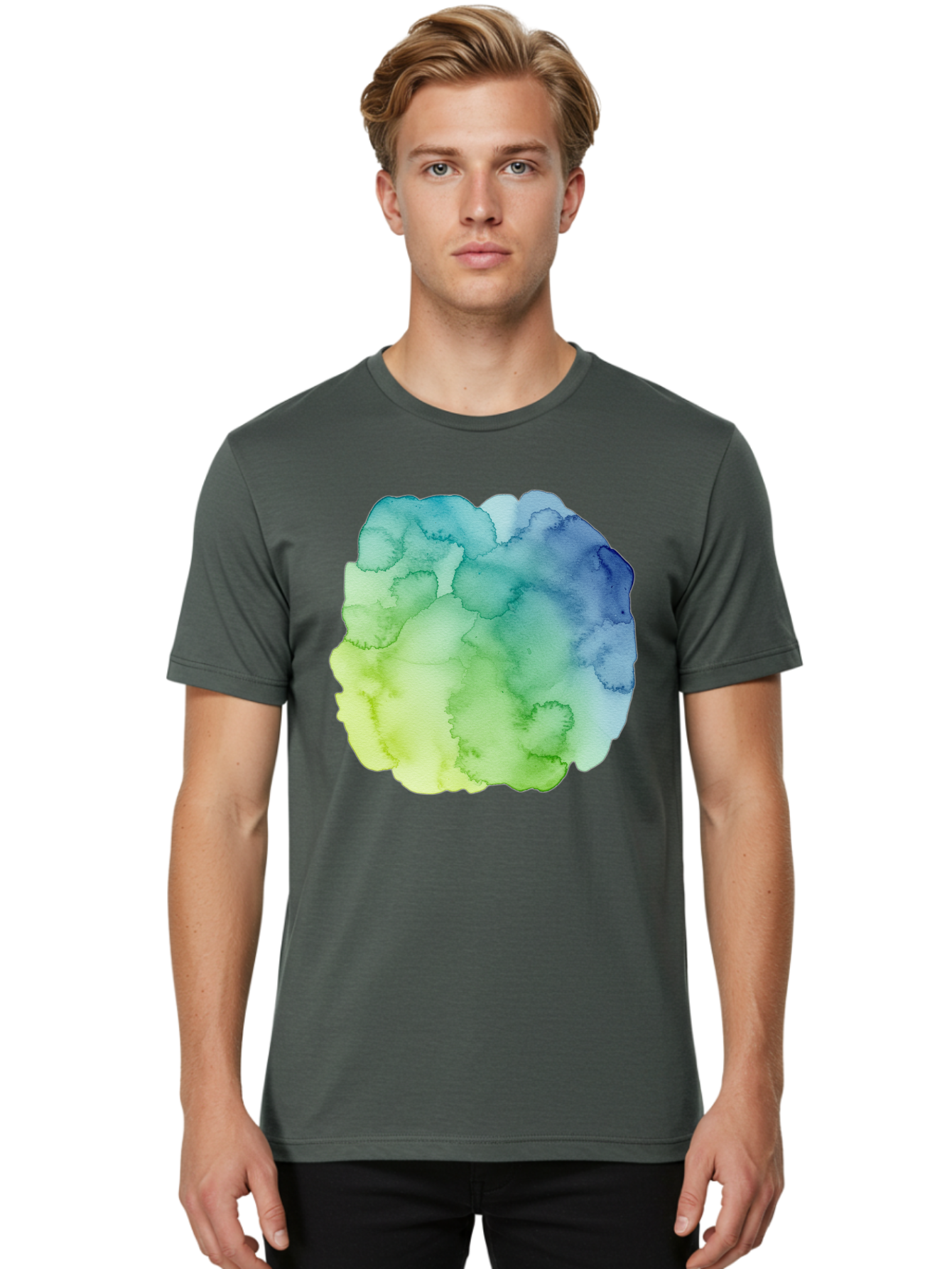 Watercolor-Splash Men'S Graphic Tee, 100% Cotton, Comfortable Casual Summer Wear, Machine Washable, Vintage Camera, Old Camera, Antique Camera, Black Camera, Classic Photography, Photography Equipment, Nostalgic Device, Film Camera, Camera Art Baj869