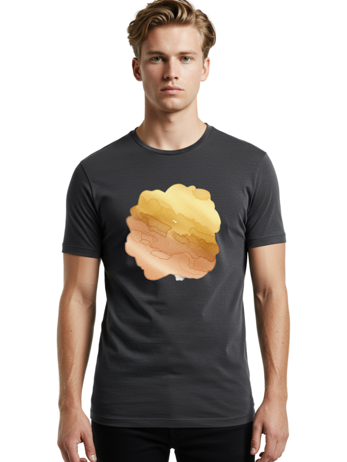 Watercolor-Tree Men'S Graphic Tee, 100% Cotton, Comfortable Casual Summer Wear, Machine Washable, Vintage Camera, Old Camera, Antique Camera, Black Camera, Classic Photography, Photography Equipment, Nostalgic Device, Film Camera, Camera Art Baj871