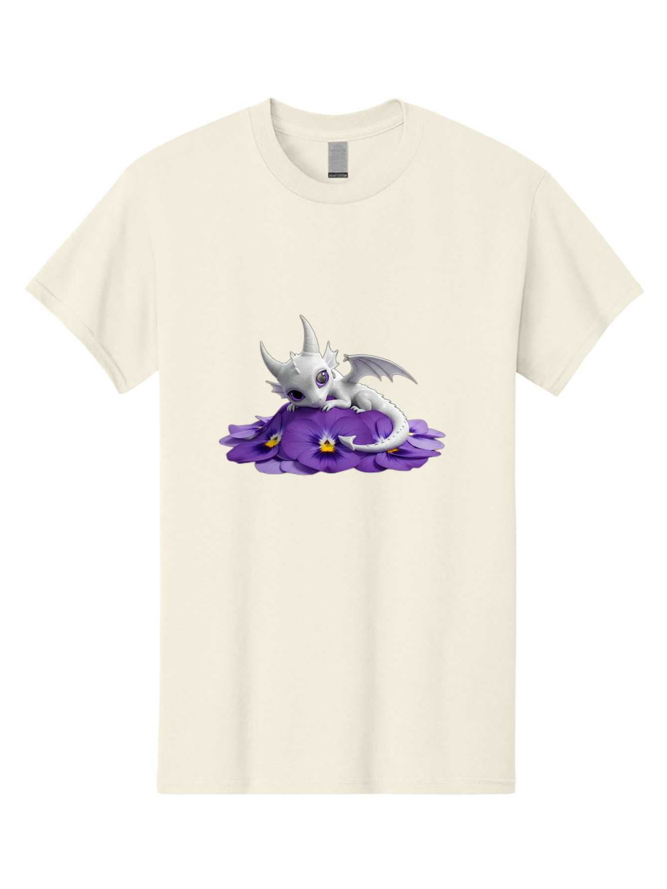 White-Dragon-On-Purple-Flowers Men'S Graphic Tee, 100% Cotton, Comfortable Casual Summer Wear, Machine Washable, Vintage Camera, Old Camera, Antique Camera, Black Camera, Classic Photography, Photography Equipment, Nostalgic Device, Baj872