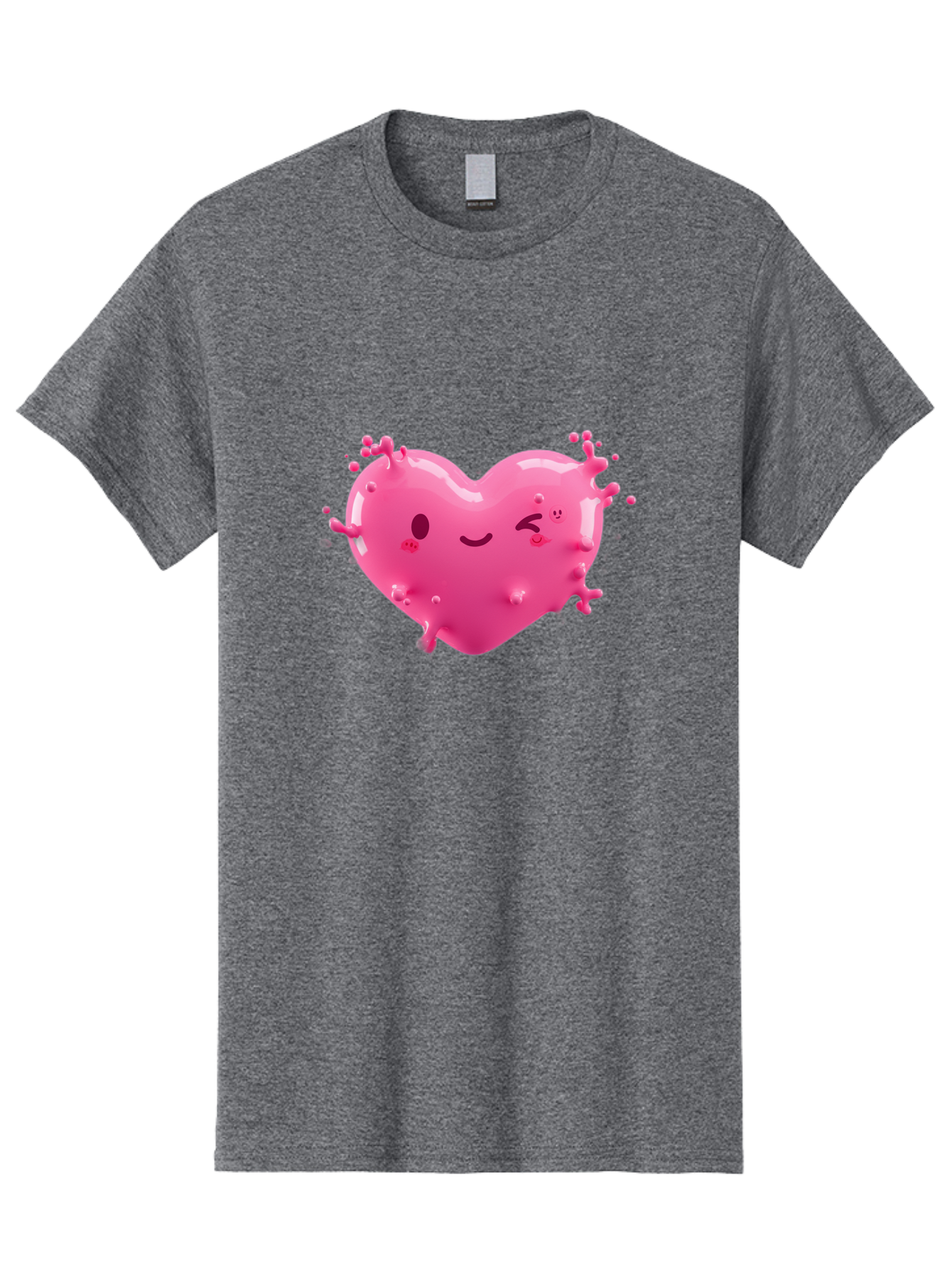 Winking-Heart Men'S Graphic Tee, 100% Cotton, Comfortable Casual Summer Wear, Machine Washable, Vintage Camera, Old Camera, Antique Camera, Black Camera, Classic Photography, Photography Equipment, Nostalgic Device, Film Camera, Camera Art Baj873