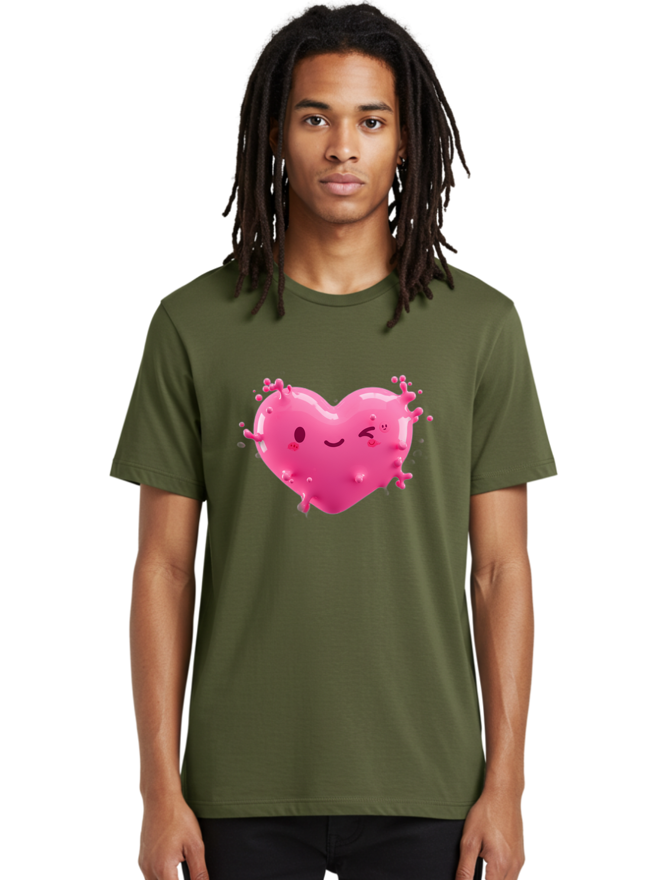 Winking-Heart Men'S Graphic Tee, 100% Cotton, Comfortable Casual Summer Wear, Machine Washable, Vintage Camera, Old Camera, Antique Camera, Black Camera, Classic Photography, Photography Equipment, Nostalgic Device, Film Camera, Camera Art Baj873