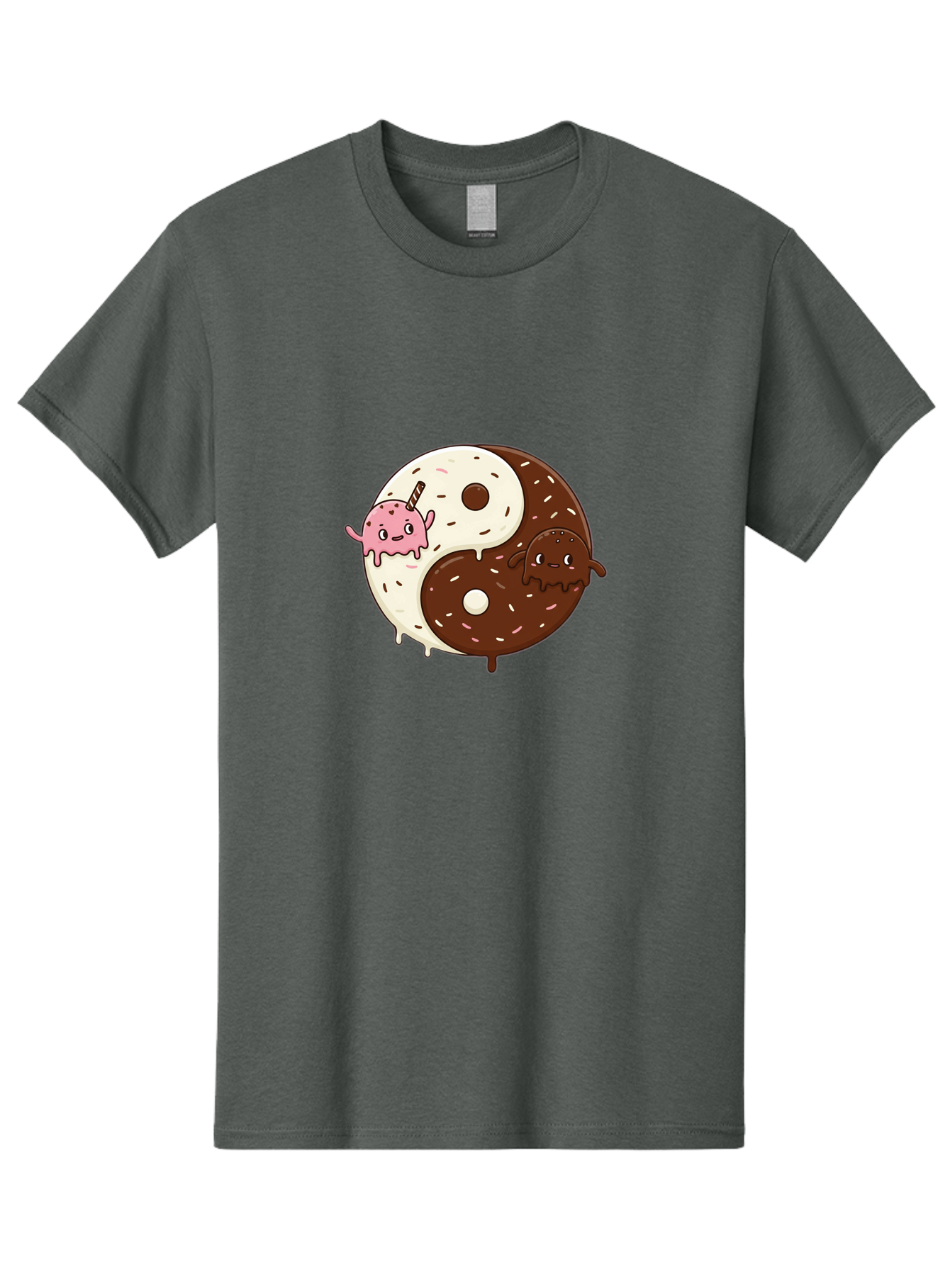 Yin-Yang-Donuts Men'S Graphic Tee, 100% Cotton, Comfortable Casual Summer Wear, Machine Washable, Vintage Camera, Old Camera, Antique Camera, Black Camera, Classic Photography, Photography Equipment, Nostalgic Device, Film Camera, Camera Art Baj875