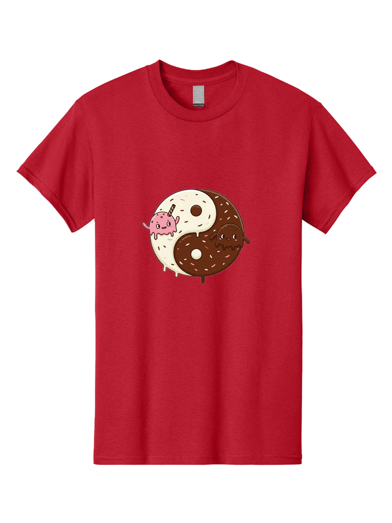 Yin-Yang-Donuts Men'S Graphic Tee, 100% Cotton, Comfortable Casual Summer Wear, Machine Washable, Vintage Camera, Old Camera, Antique Camera, Black Camera, Classic Photography, Photography Equipment, Nostalgic Device, Film Camera, Camera Art Baj875