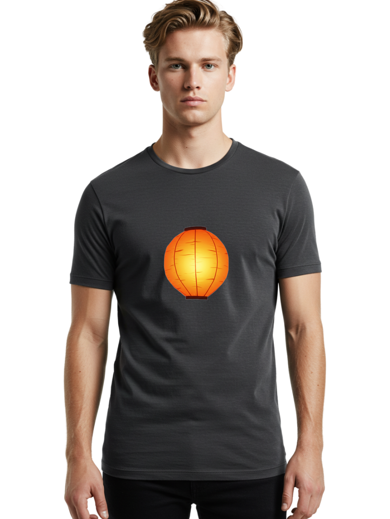 Chinese-Lantern Men'S Graphic Tee, 100% Cotton, Comfortable Casual Summer Wear, Machine Washable, Vintage Camera, Old Camera, Antique Camera, Black Camera, Classic Photography, Photography Equipment, Nostalgic Device, Film Camera, Camera Art Baj876