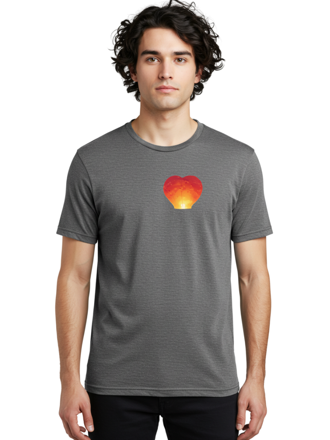 Red-Heart-Lantern Men'S Graphic Tee, 100% Cotton, Comfortable Casual Summer Wear, Machine Washable, Vintage Camera, Old Camera, Antique Camera, Black Camera, Classic Photography, Photography Equipment, Nostalgic Device, Film Camera, Camera Art Baj881