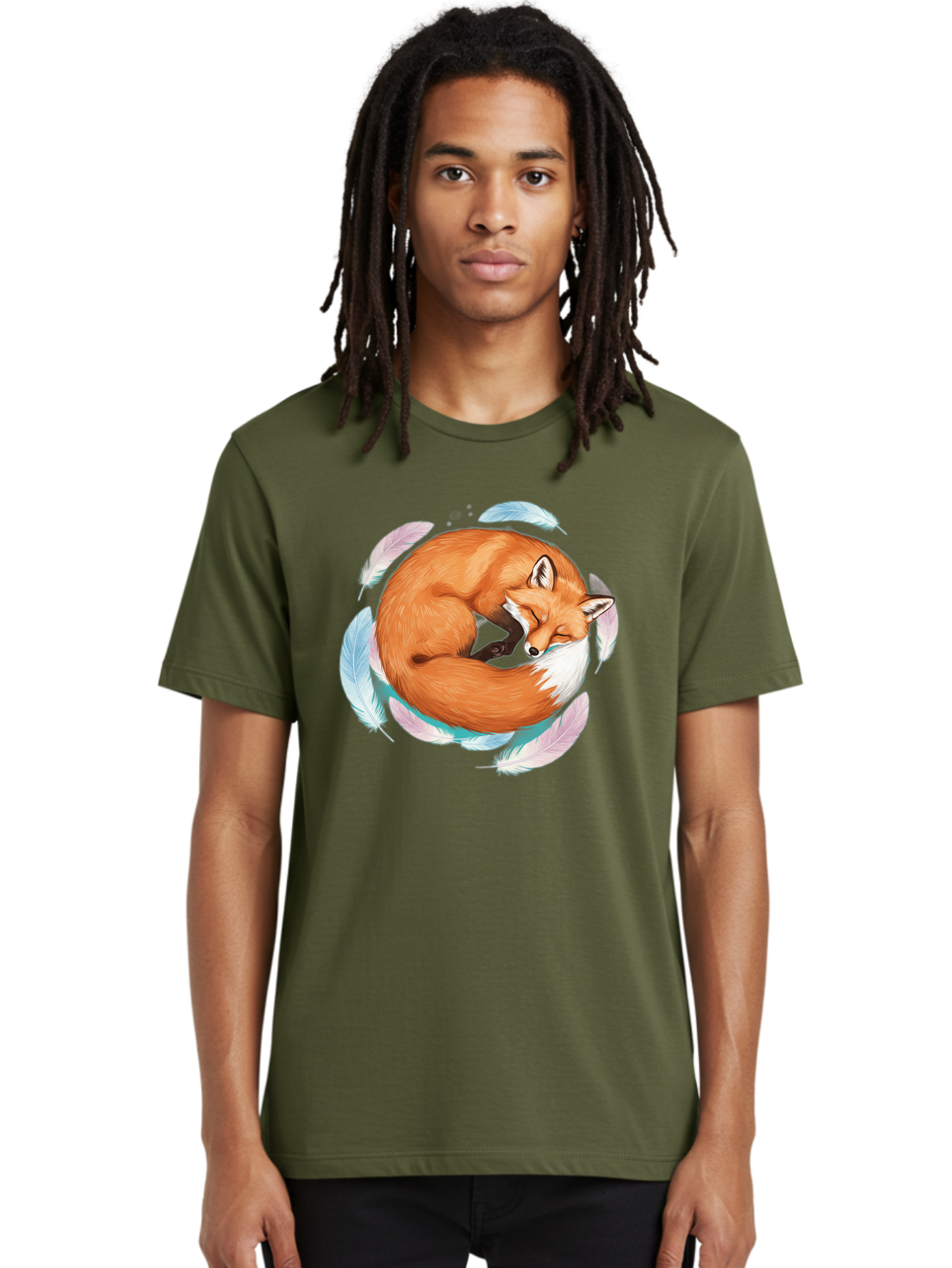 Sleeping-Fox-2 Men'S Graphic Tee, 100% Cotton, Comfortable Casual Summer Wear, Machine Washable, Vintage Camera, Old Camera, Antique Camera, Black Camera, Classic Photography, Photography Equipment, Nostalgic Device, Film Camera, Camera Art Baj883