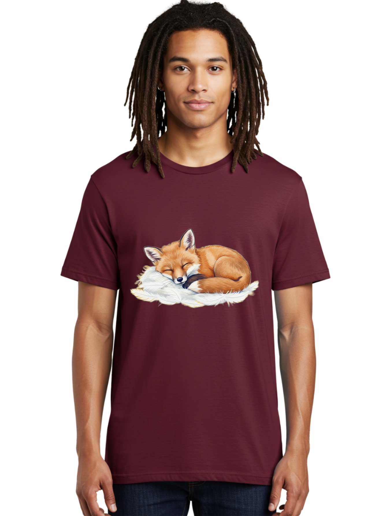 Sleeping-Fox-3 Men'S Graphic Tee, 100% Cotton, Comfortable Casual Summer Wear, Machine Washable, Vintage Camera, Old Camera, Antique Camera, Black Camera, Classic Photography, Photography Equipment, Nostalgic Device, Film Camera, Camera Art Baj884