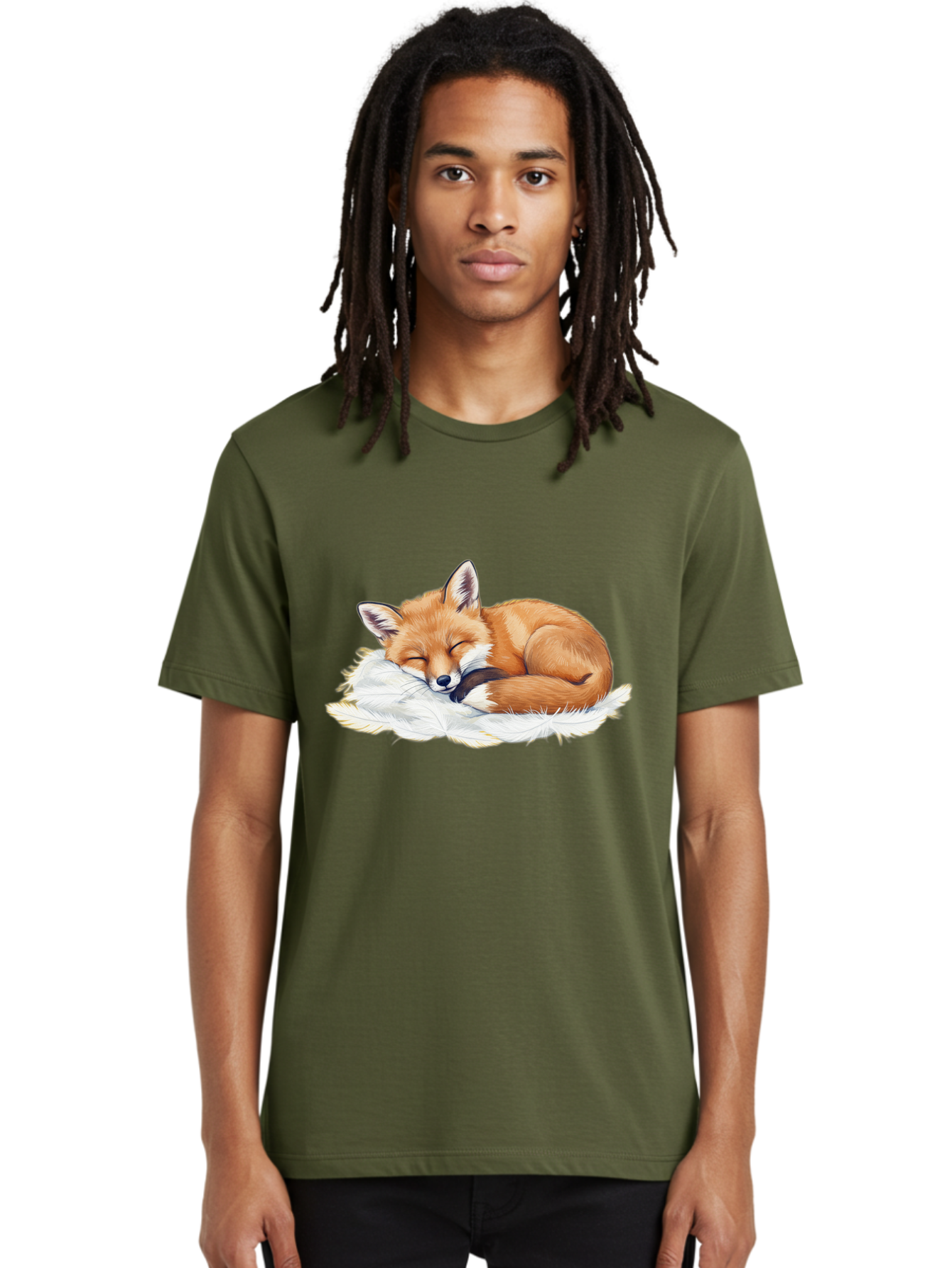 Sleeping-Fox-3 Men'S Graphic Tee, 100% Cotton, Comfortable Casual Summer Wear, Machine Washable, Vintage Camera, Old Camera, Antique Camera, Black Camera, Classic Photography, Photography Equipment, Nostalgic Device, Film Camera, Camera Art Baj884