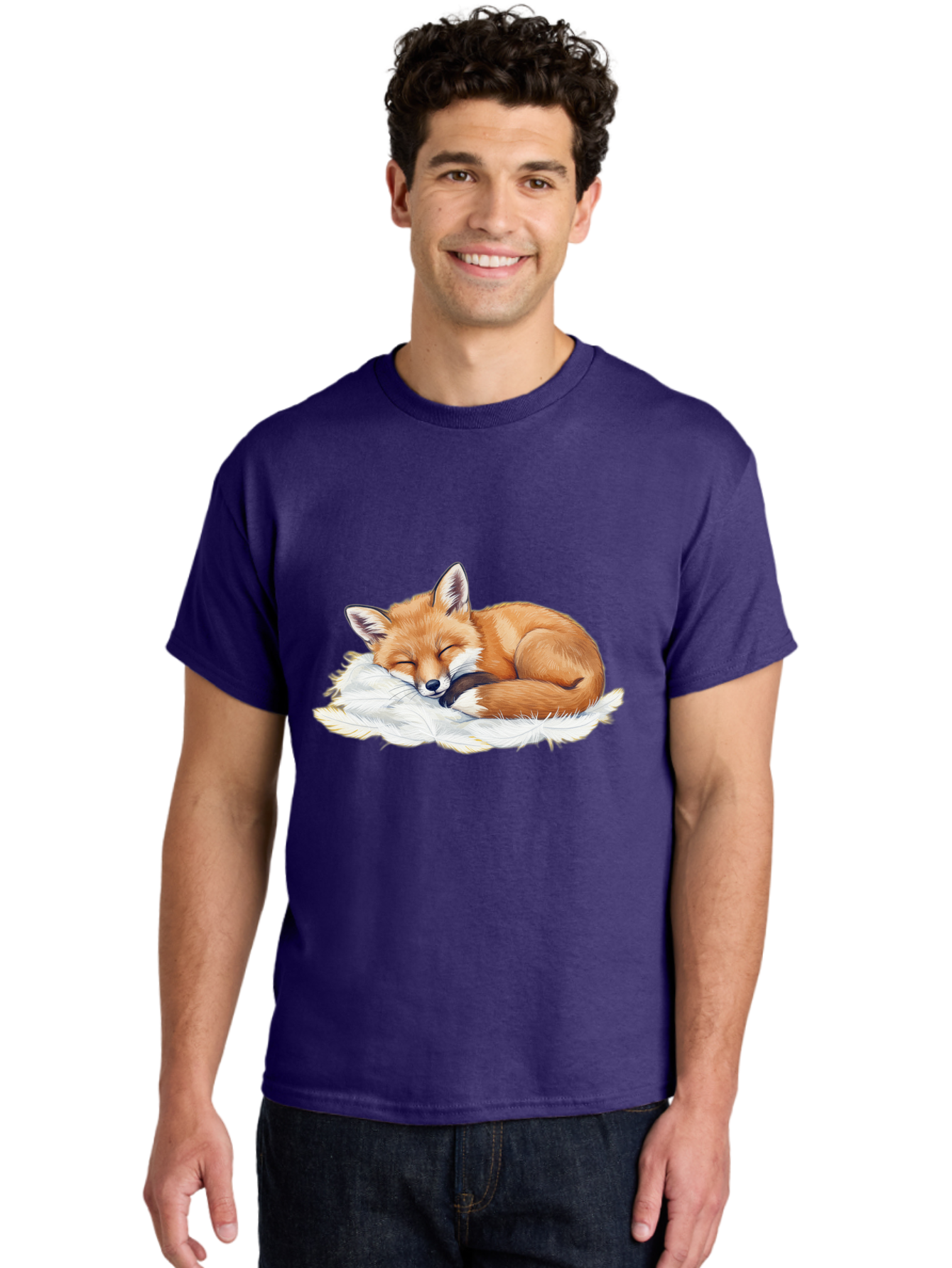 Sleeping-Fox-3 Men'S Graphic Tee, 100% Cotton, Comfortable Casual Summer Wear, Machine Washable, Vintage Camera, Old Camera, Antique Camera, Black Camera, Classic Photography, Photography Equipment, Nostalgic Device, Film Camera, Camera Art Baj884