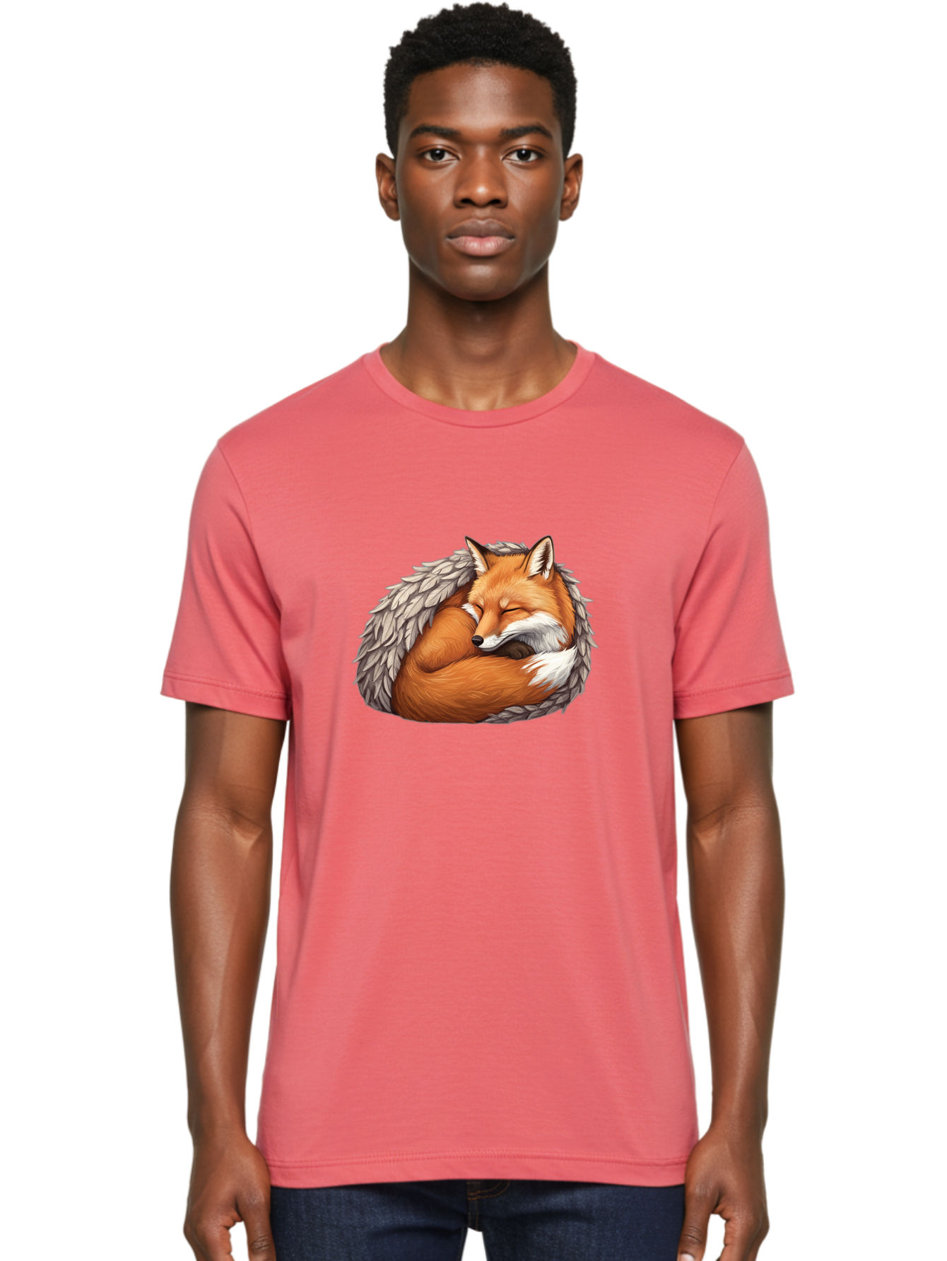 Sleeping-Fox-6 Men'S Graphic Tee, 100% Cotton, Comfortable Casual Summer Wear, Machine Washable, Vintage Camera, Old Camera, Antique Camera, Black Camera, Classic Photography, Photography Equipment, Nostalgic Device, Film Camera, Camera Art Baj887