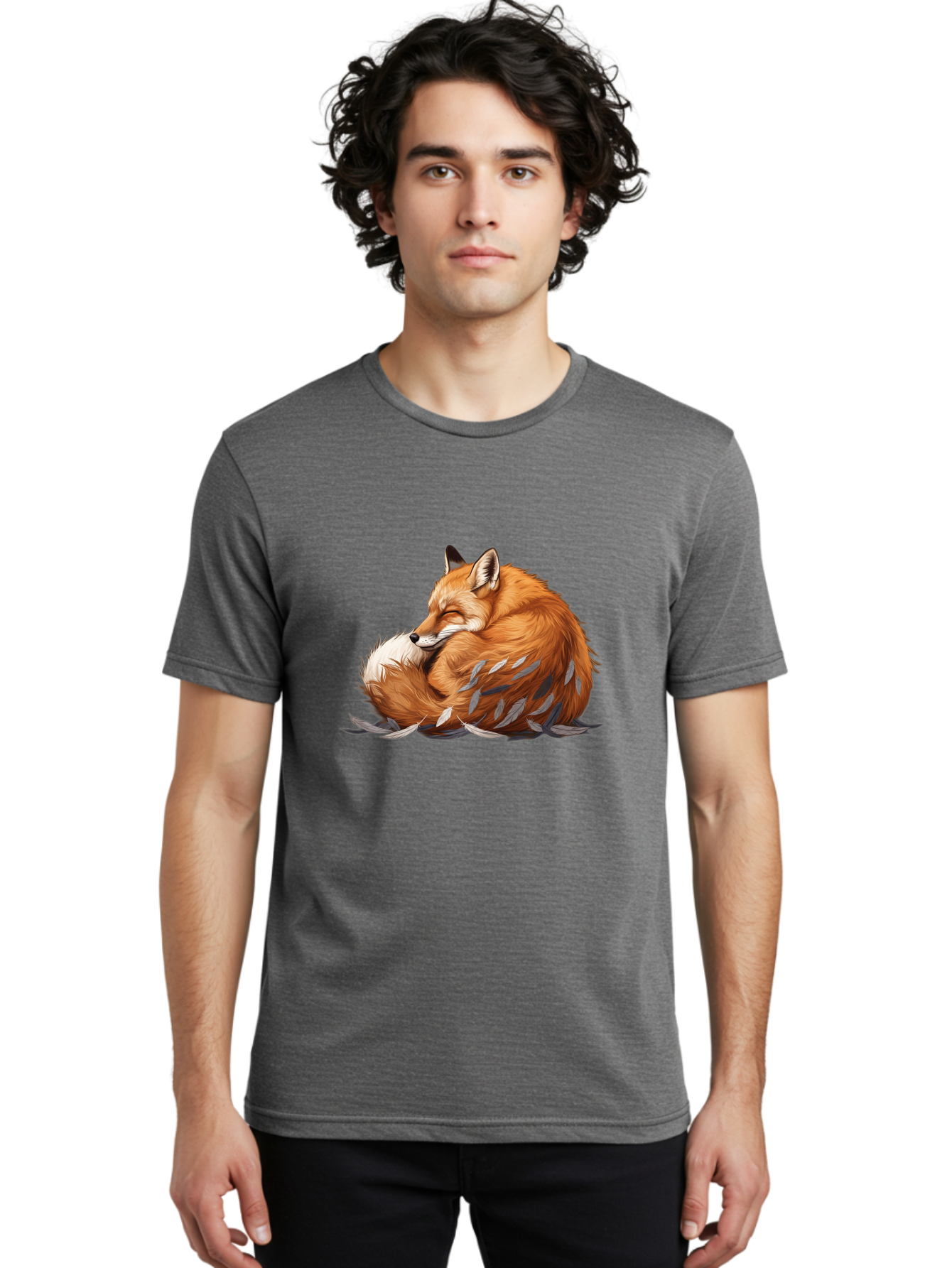 Sleeping-Fox-9 Men'S Graphic Tee, 100% Cotton, Comfortable Casual Summer Wear, Machine Washable, Vintage Camera, Old Camera, Antique Camera, Black Camera, Classic Photography, Photography Equipment, Nostalgic Device, Film Camera, Camera Art Baj890