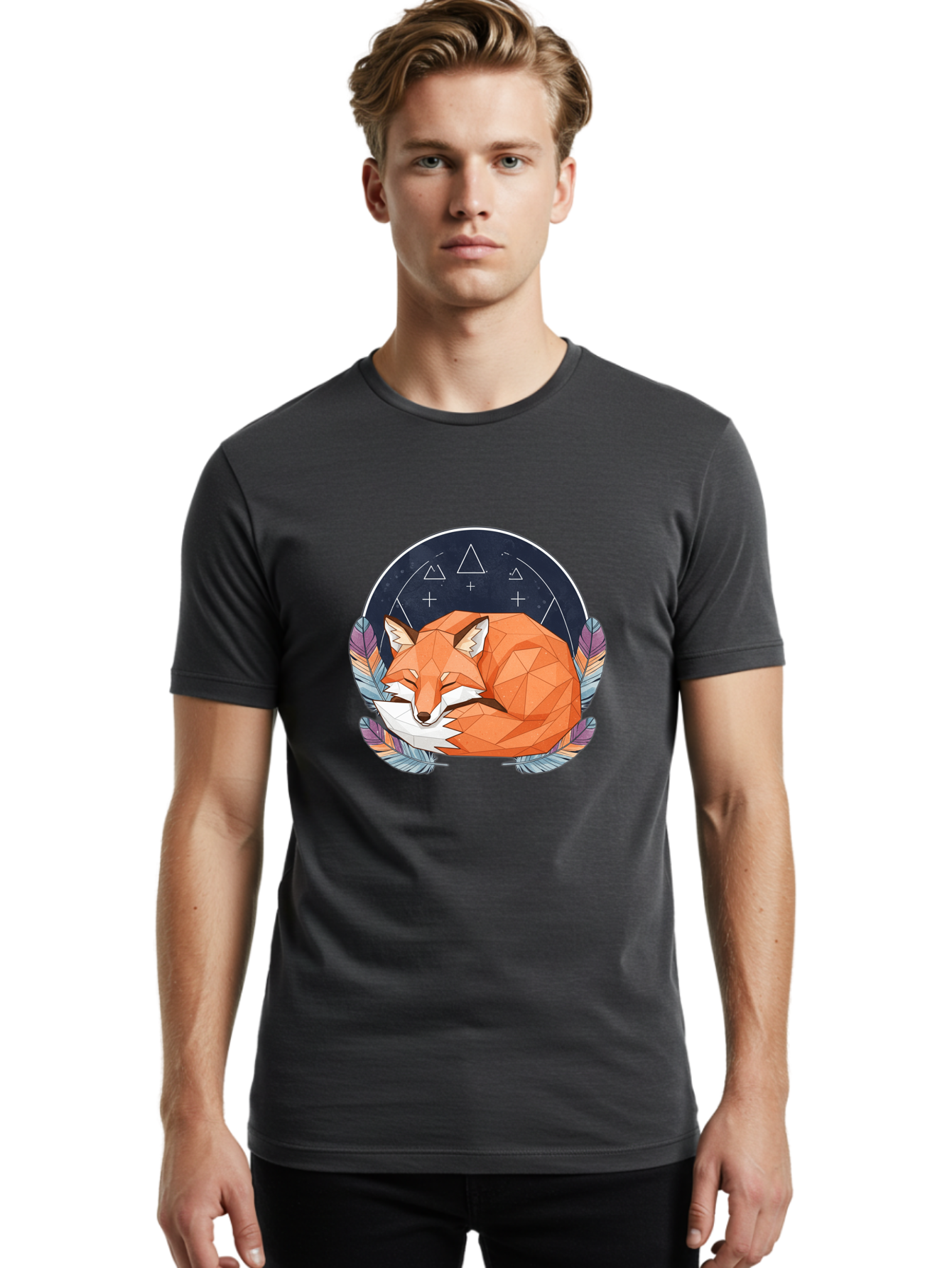 Sleeping-Fox-Design Men'S Graphic Tee, 100% Cotton, Comfortable Casual Summer Wear, Machine Washable, Vintage Camera, Old Camera, Antique Camera, Black Camera, Classic Photography, Photography Equipment, Nostalgic Device, Film Camera, Baj891
