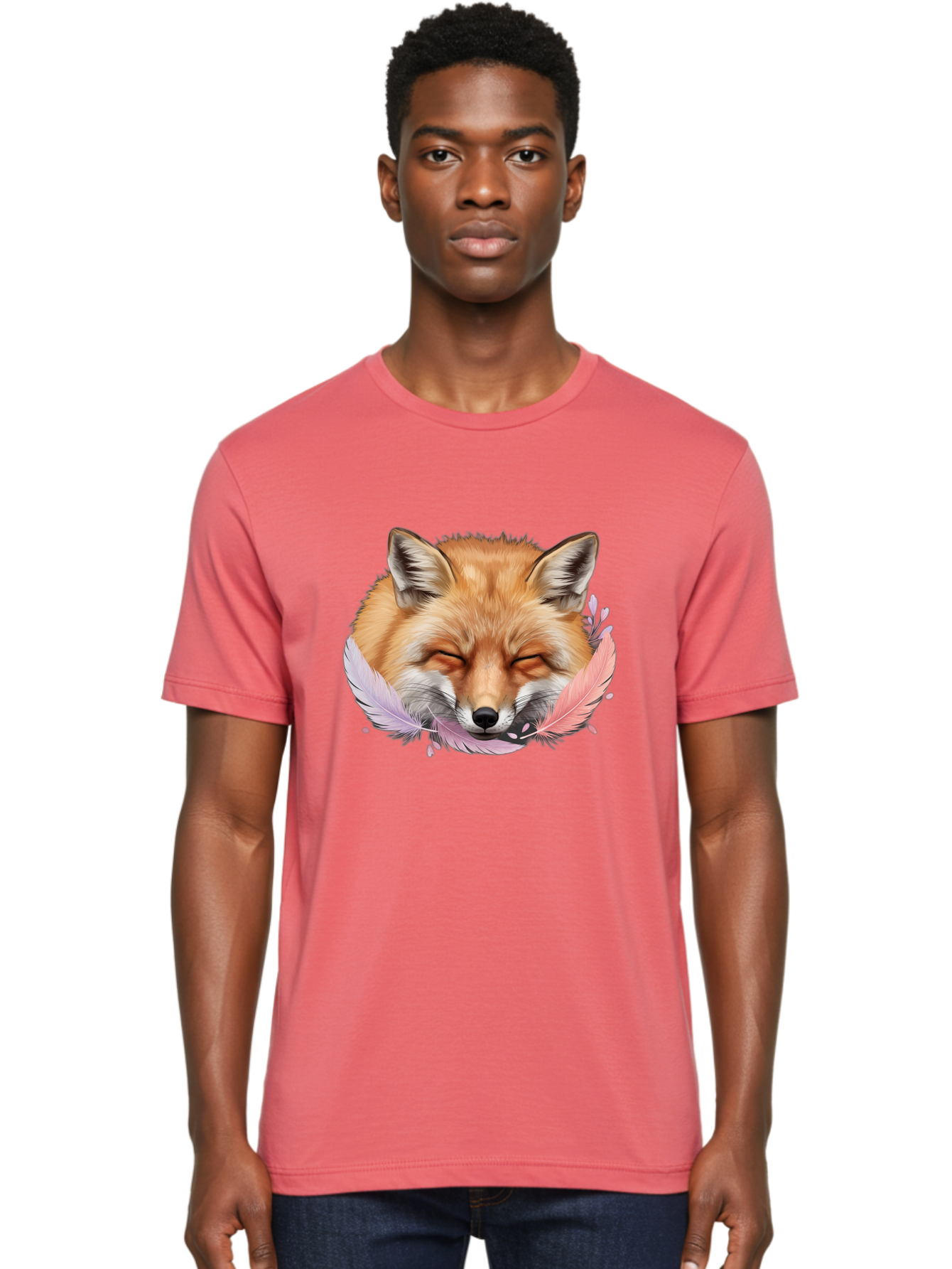 Sleeping-Fox-With-Feathers Men'S Graphic Tee, 100% Cotton, Comfortable Casual Summer Wear, Machine Washable, Vintage Camera, Old Camera, Antique Camera, Black Camera, Classic Photography, Photography Equipment, Nostalgic Device, Film Camera, Baj892