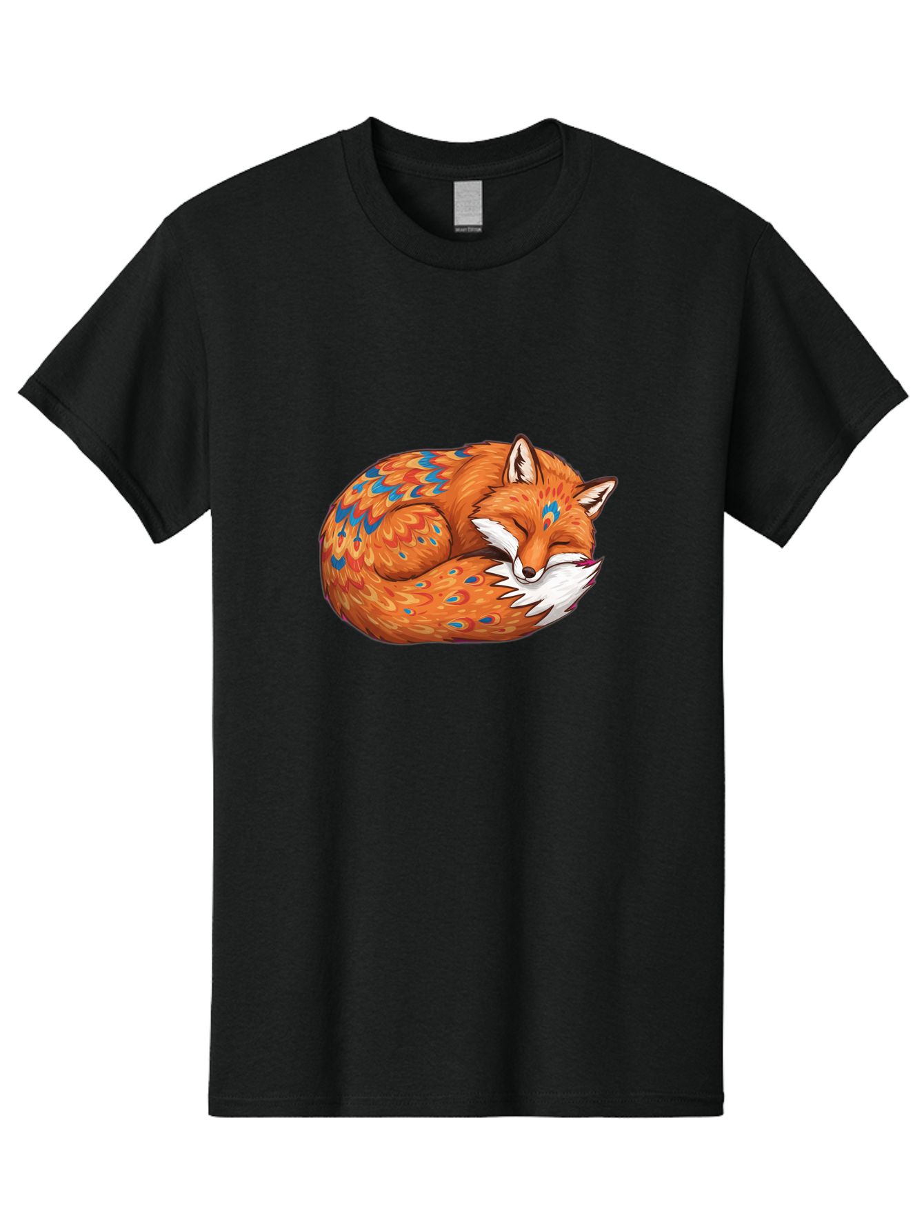 Sleeping-Orange-Fox Men'S Graphic Tee, 100% Cotton, Comfortable Casual Summer Wear, Machine Washable, Vintage Camera, Old Camera, Antique Camera, Black Camera, Classic Photography, Photography Equipment, Nostalgic Device, Film Camera, Baj895