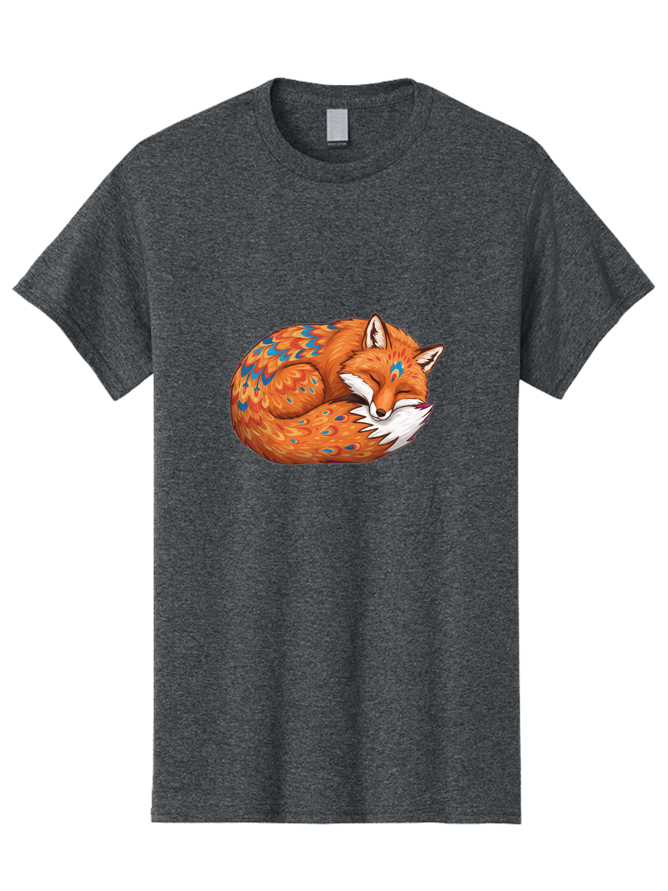 Sleeping-Orange-Fox Men'S Graphic Tee, 100% Cotton, Comfortable Casual Summer Wear, Machine Washable, Vintage Camera, Old Camera, Antique Camera, Black Camera, Classic Photography, Photography Equipment, Nostalgic Device, Film Camera, Baj895