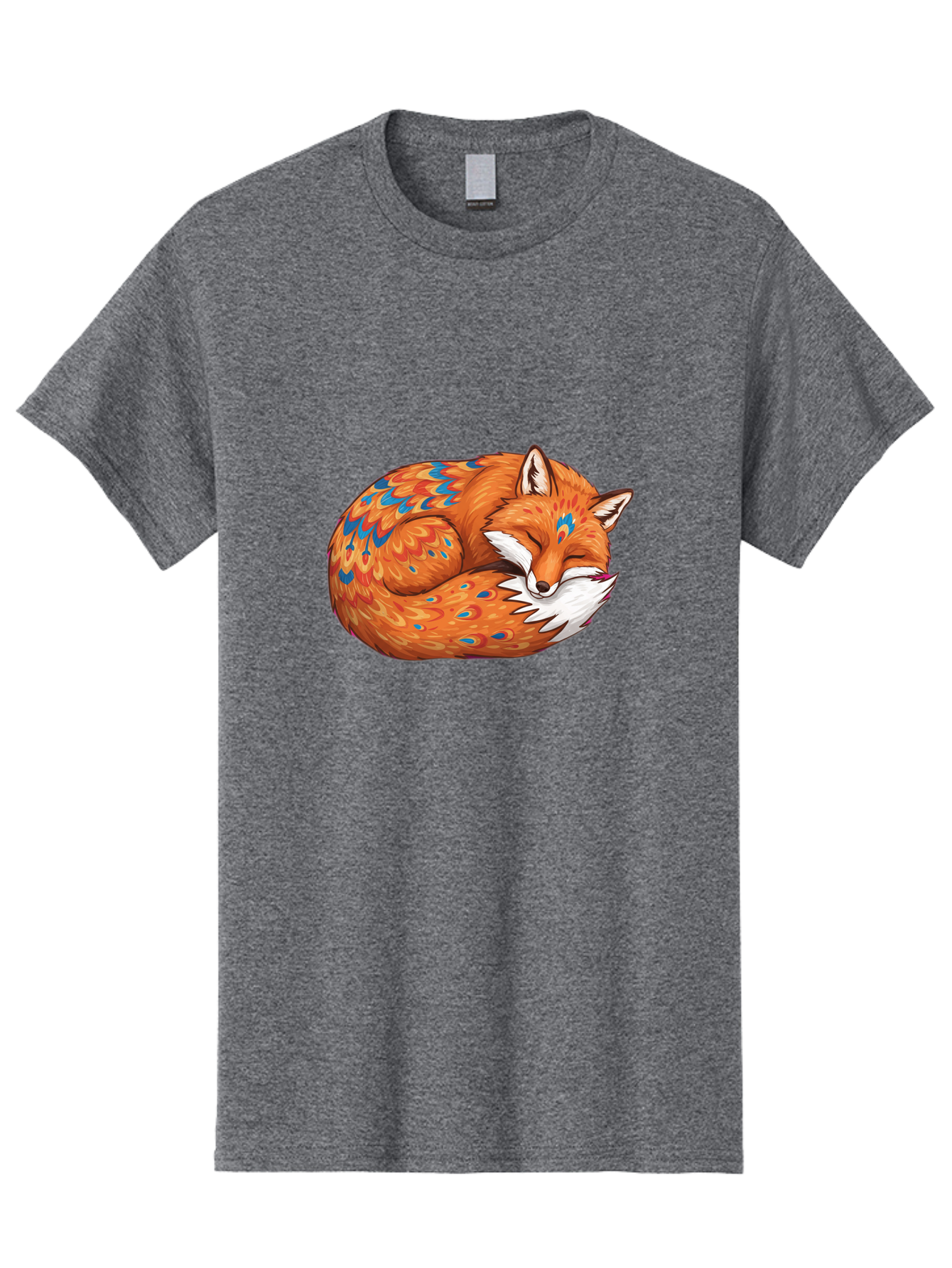 Sleeping-Orange-Fox Men'S Graphic Tee, 100% Cotton, Comfortable Casual Summer Wear, Machine Washable, Vintage Camera, Old Camera, Antique Camera, Black Camera, Classic Photography, Photography Equipment, Nostalgic Device, Film Camera, Baj895