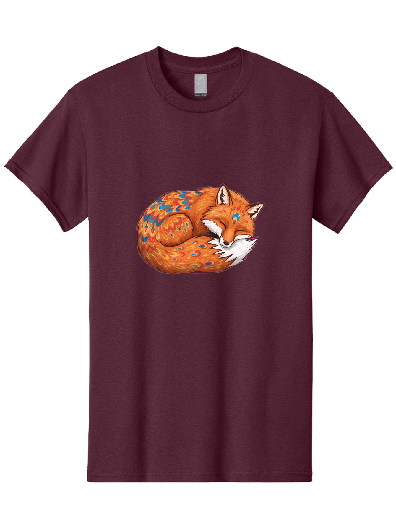Sleeping-Orange-Fox Men'S Graphic Tee, 100% Cotton, Comfortable Casual Summer Wear, Machine Washable, Vintage Camera, Old Camera, Antique Camera, Black Camera, Classic Photography, Photography Equipment, Nostalgic Device, Film Camera, Baj895