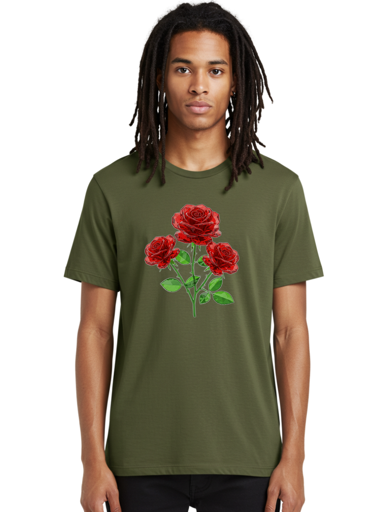 3-Red-Roses Men'S Graphic Tee, 100% Cotton, Comfortable Casual Summer Wear, Machine Washable, Vintage Camera, Old Camera, Antique Camera, Black Camera, Classic Photography, Photography Equipment, Nostalgic Device, Film Camera, Camera Art Baj898