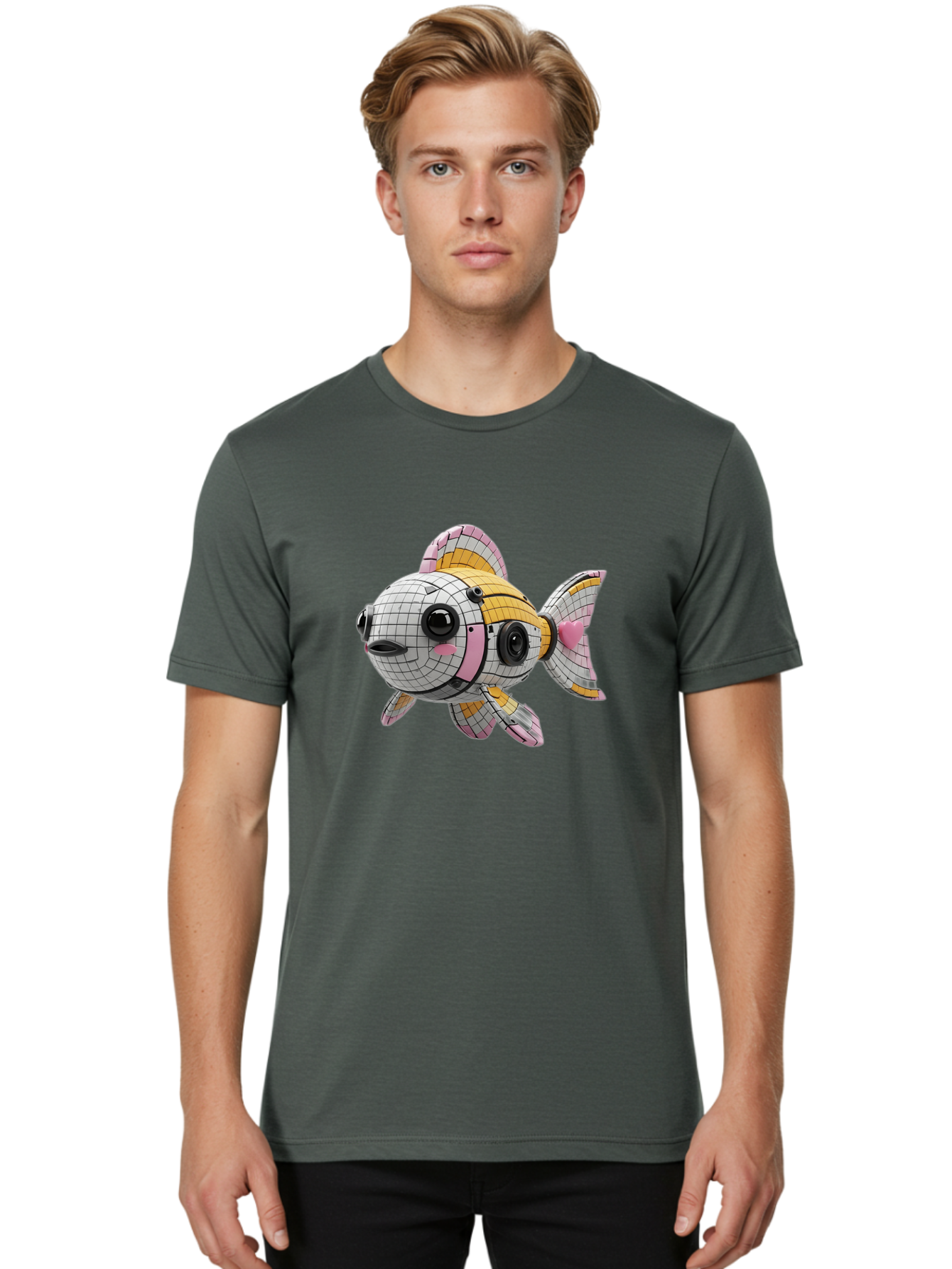 3D-Fish Men'S Graphic Tee, 100% Cotton, Comfortable Casual Summer Wear, Machine Washable, Vintage Camera, Old Camera, Antique Camera, Black Camera, Classic Photography, Photography Equipment, Nostalgic Device, Film Camera, Camera Art Baj899