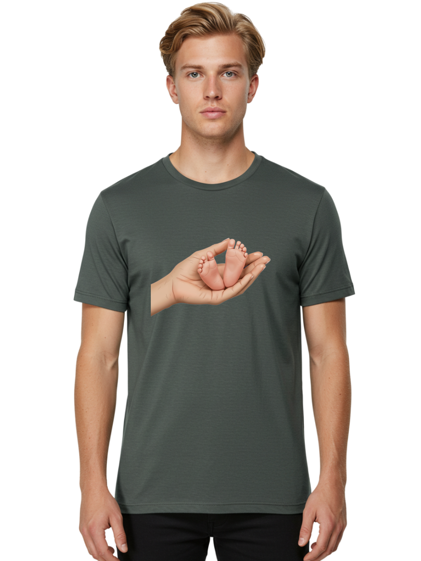 Baby-Feet-1 Men'S Graphic Tee, 100% Cotton, Comfortable Casual Summer Wear, Machine Washable, Vintage Camera, Old Camera, Antique Camera, Black Camera, Classic Photography, Photography Equipment, Nostalgic Device, Film Camera, Camera Art Bak001