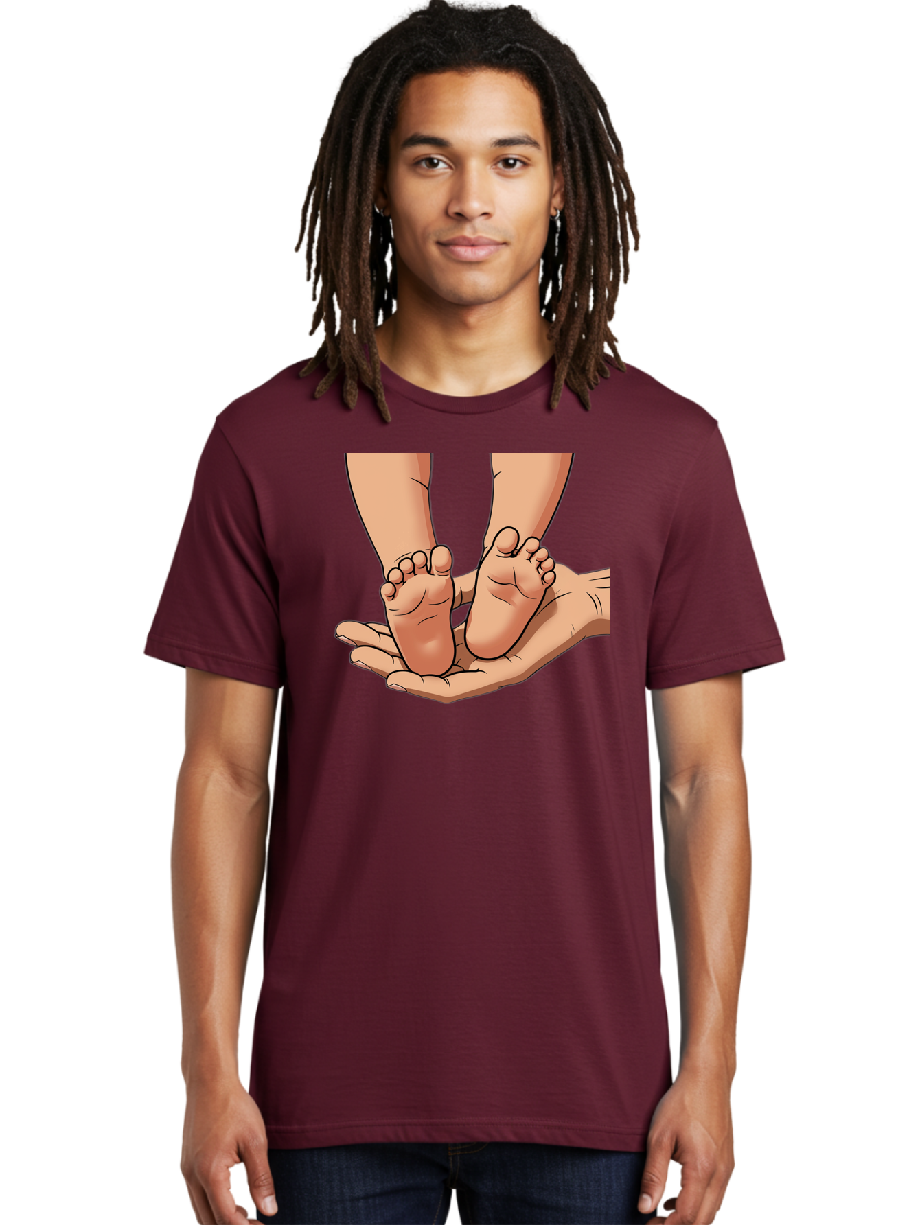 Baby-Feet-2 Men'S Graphic Tee, 100% Cotton, Comfortable Casual Summer Wear, Machine Washable, Vintage Camera, Old Camera, Antique Camera, Black Camera, Classic Photography, Photography Equipment, Nostalgic Device, Film Camera, Camera Art Bak002